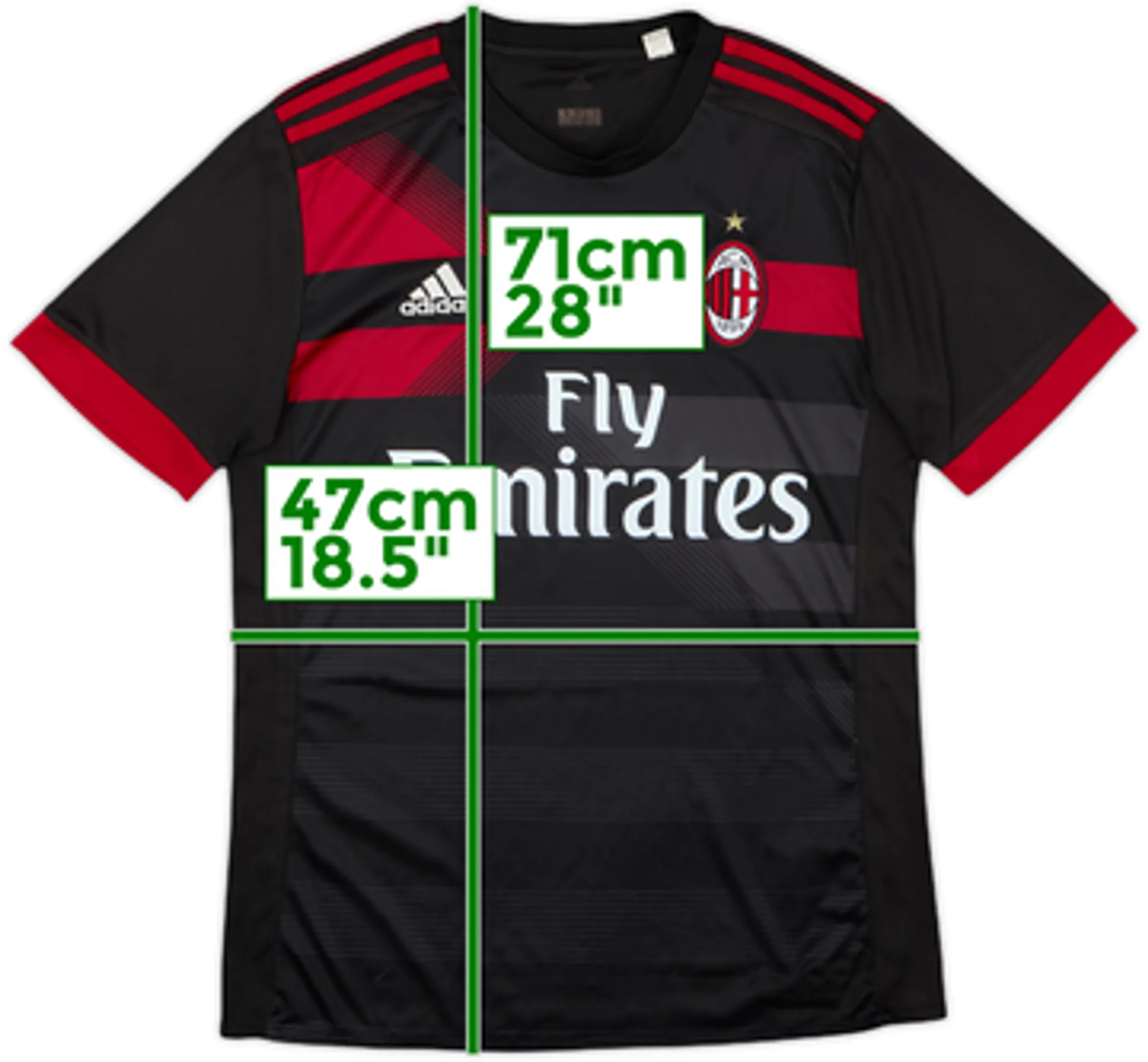 2017-18 AC Milan Third Shirt - 5/10 - (S)