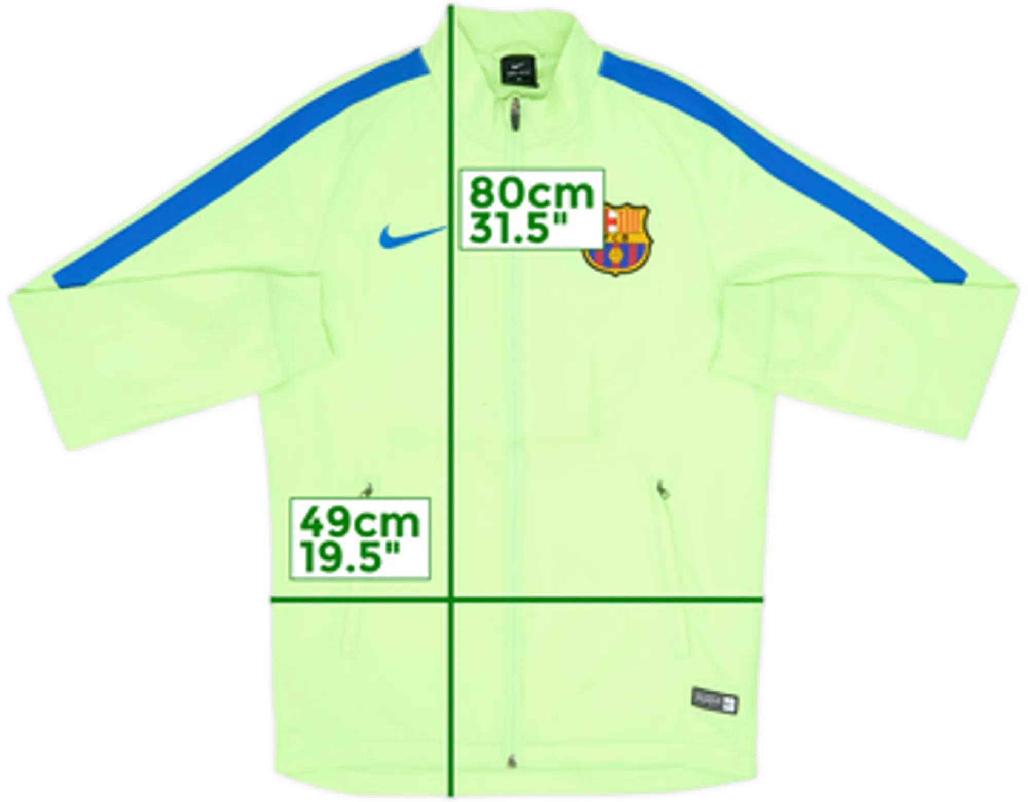 2017-18 Barcelona Nike Track Jacket - 6/10 - (S)
