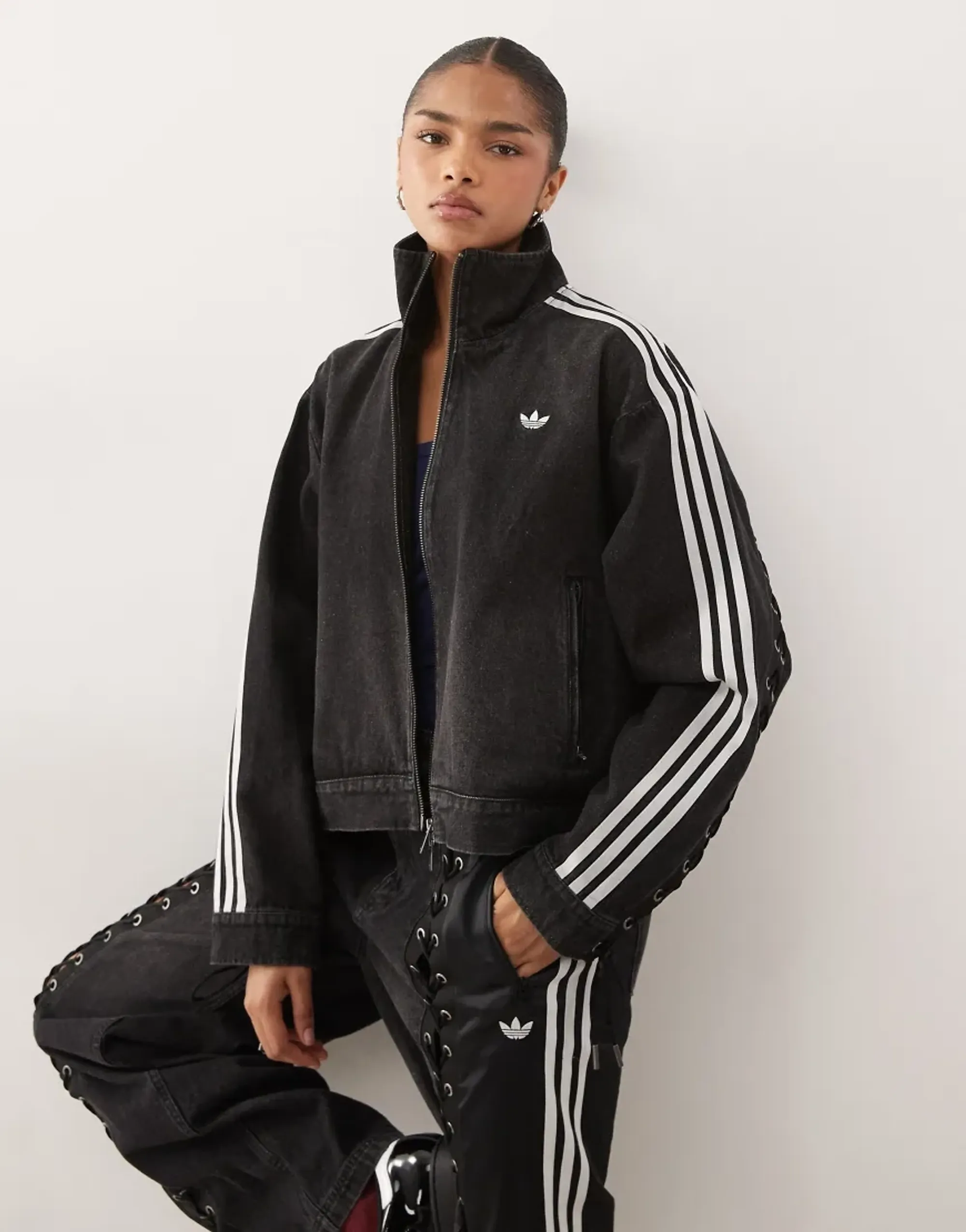 Jacket Adidas Denim Fb Jacket Black Xs