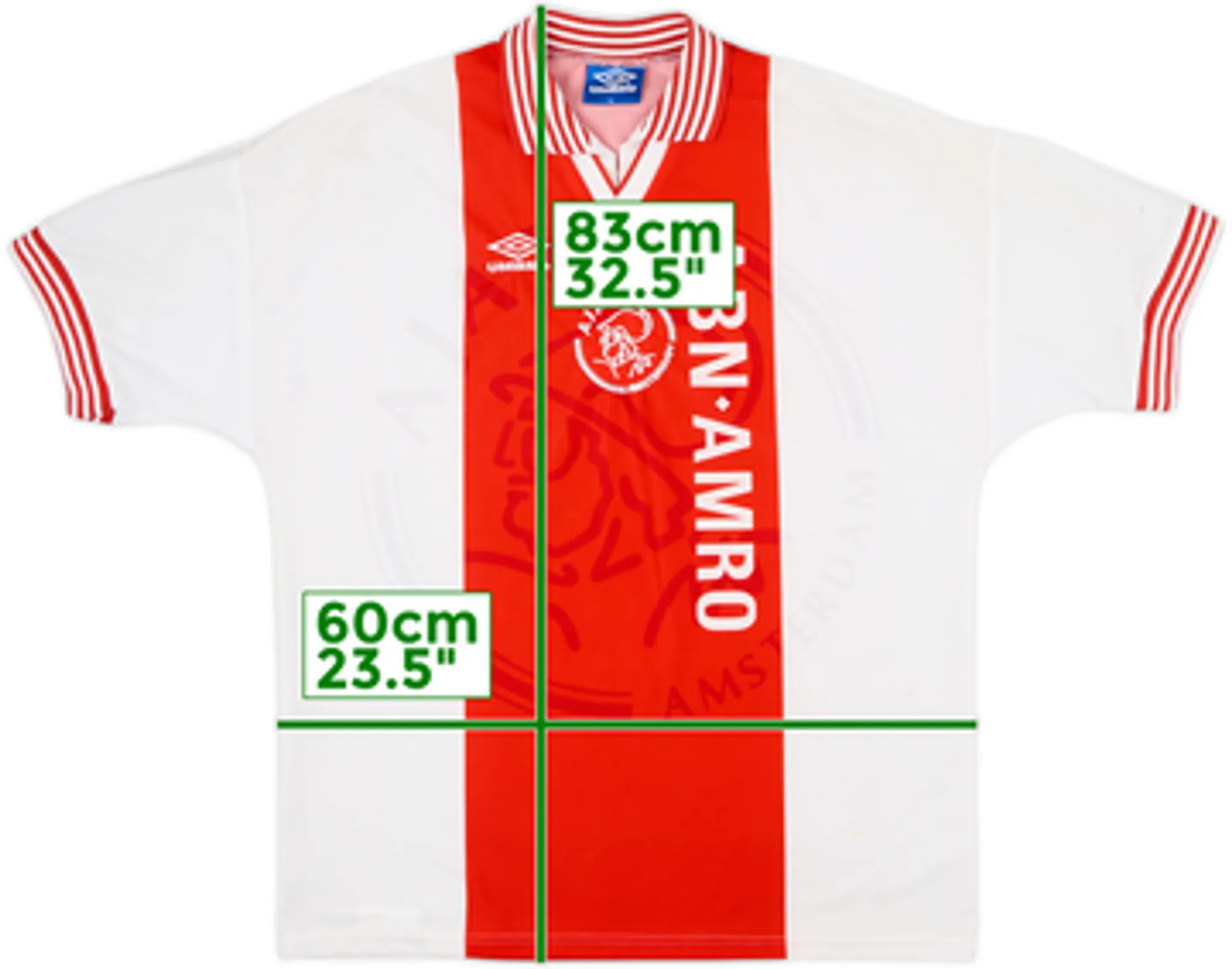 1995-96 Ajax Home Shirt - 9/10 - (M)