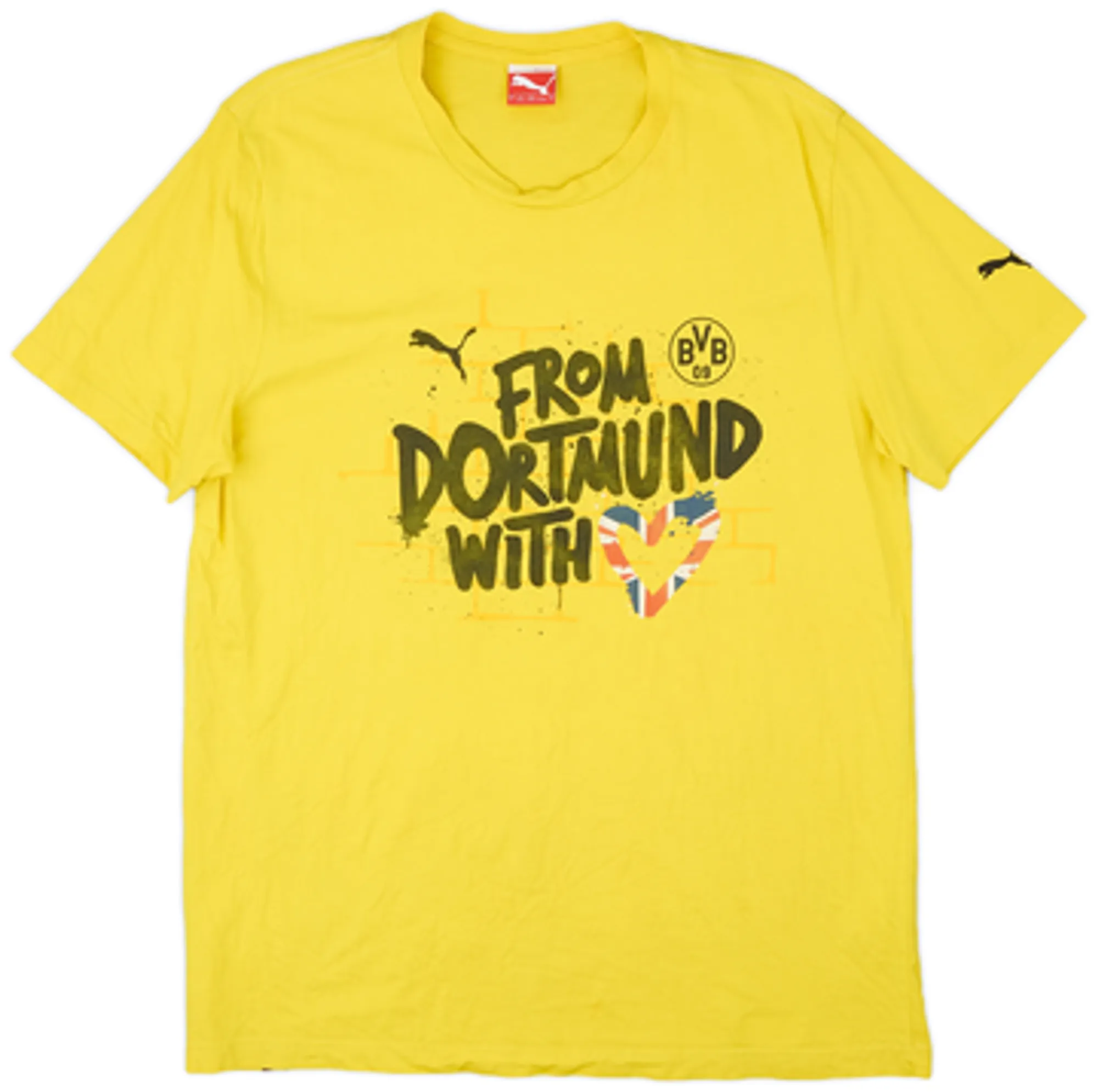 2013-14 Borussia Dortmund Puma Graphic Tee - 7/10 - (L)