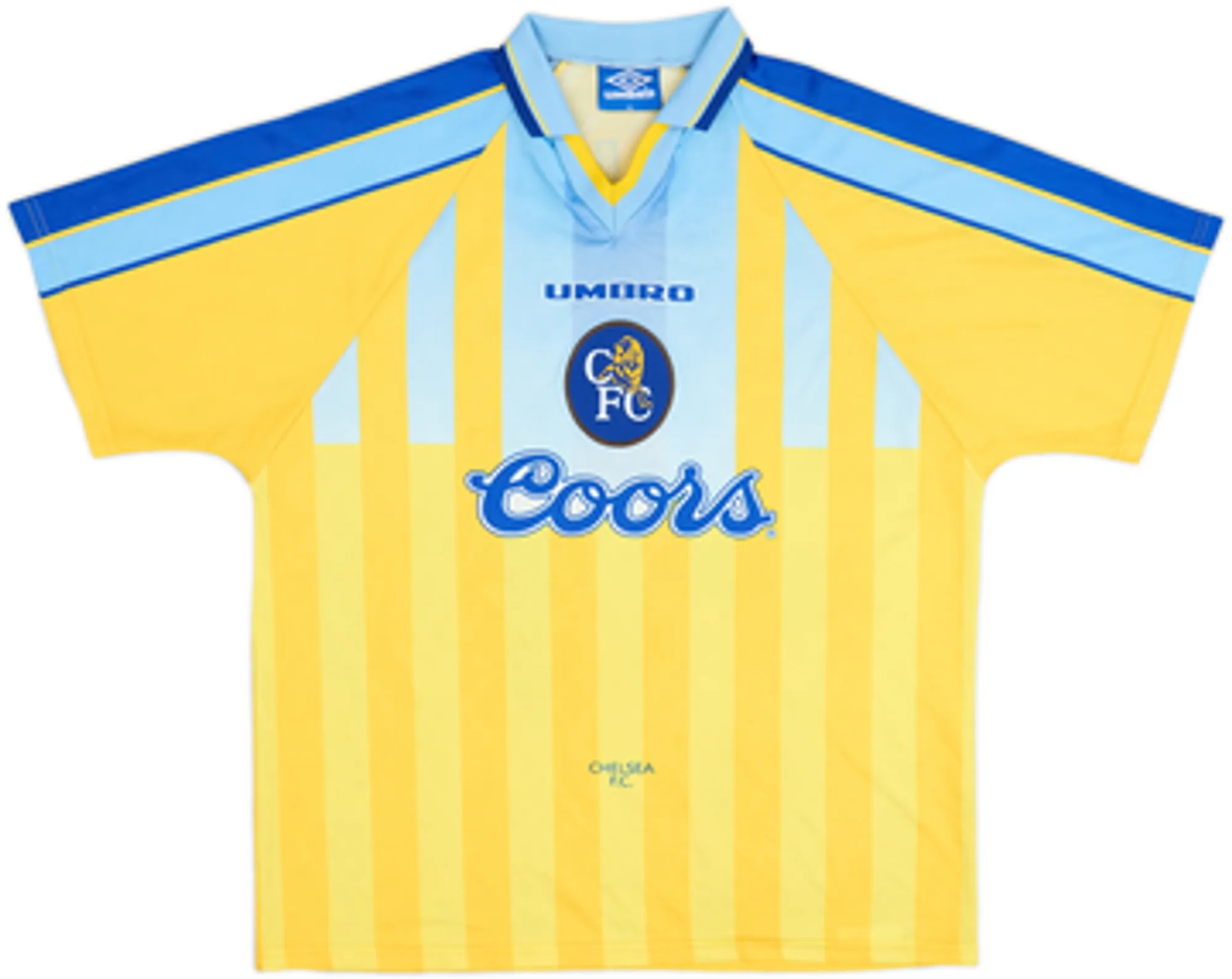1996-97 Chelsea Away Shirt Zola #25 - 6/10 - (XL)
