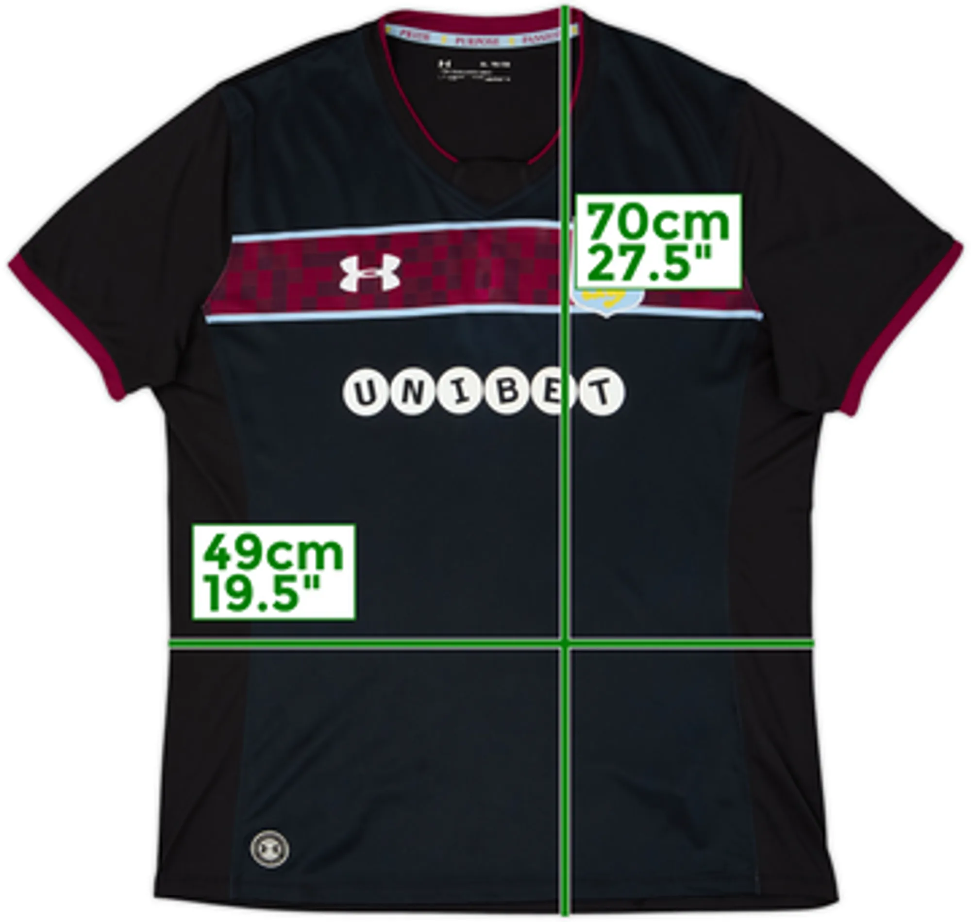 2017-18 Aston Villa Away Shirt - 7/10 - (M)