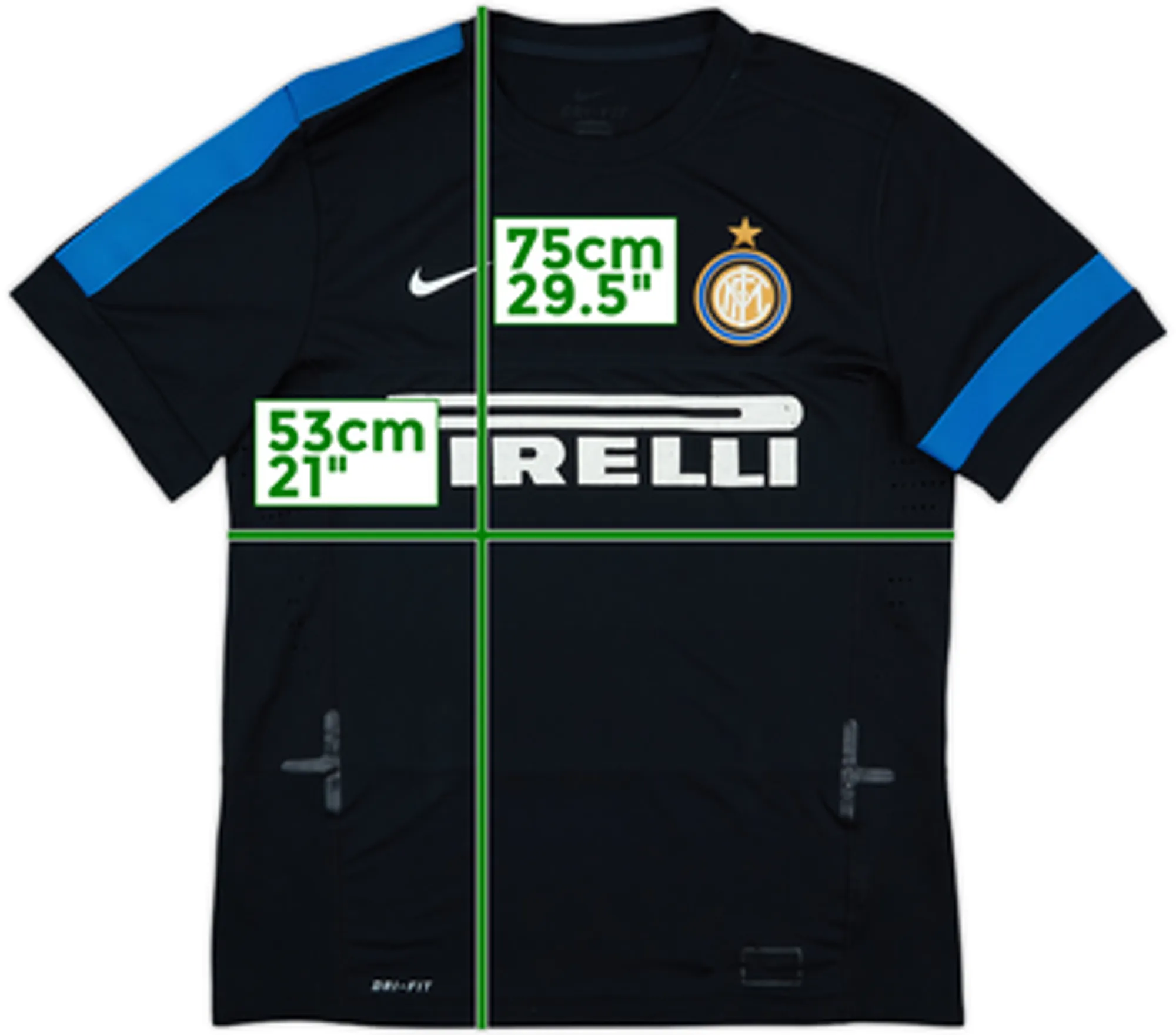 2012-13 Inter Milan Authentic Nike Training Shirt - 5/10 - (L)