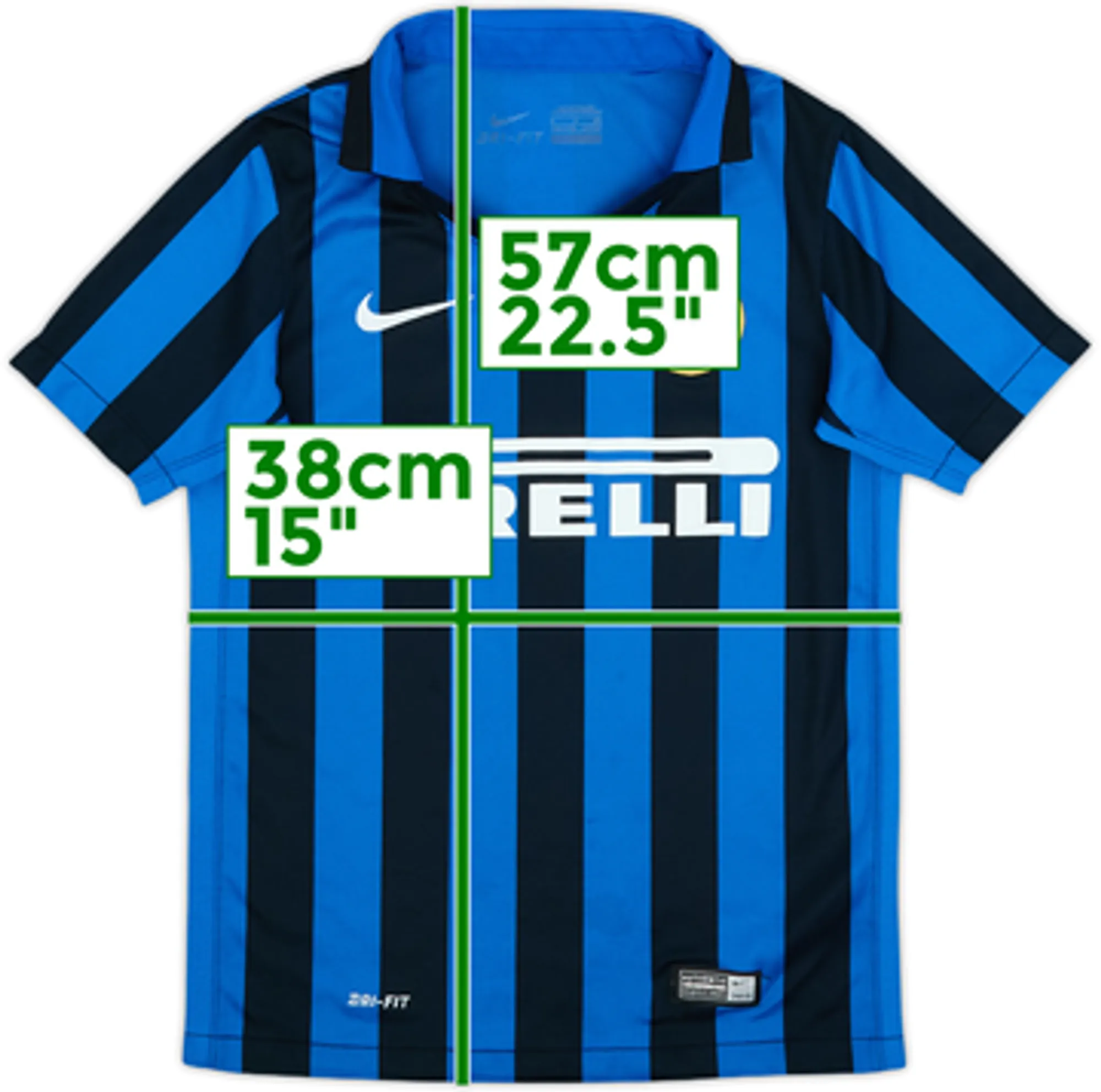 2015-16 Inter Milan Home Shirt - 8/10 - (S.Boys)
