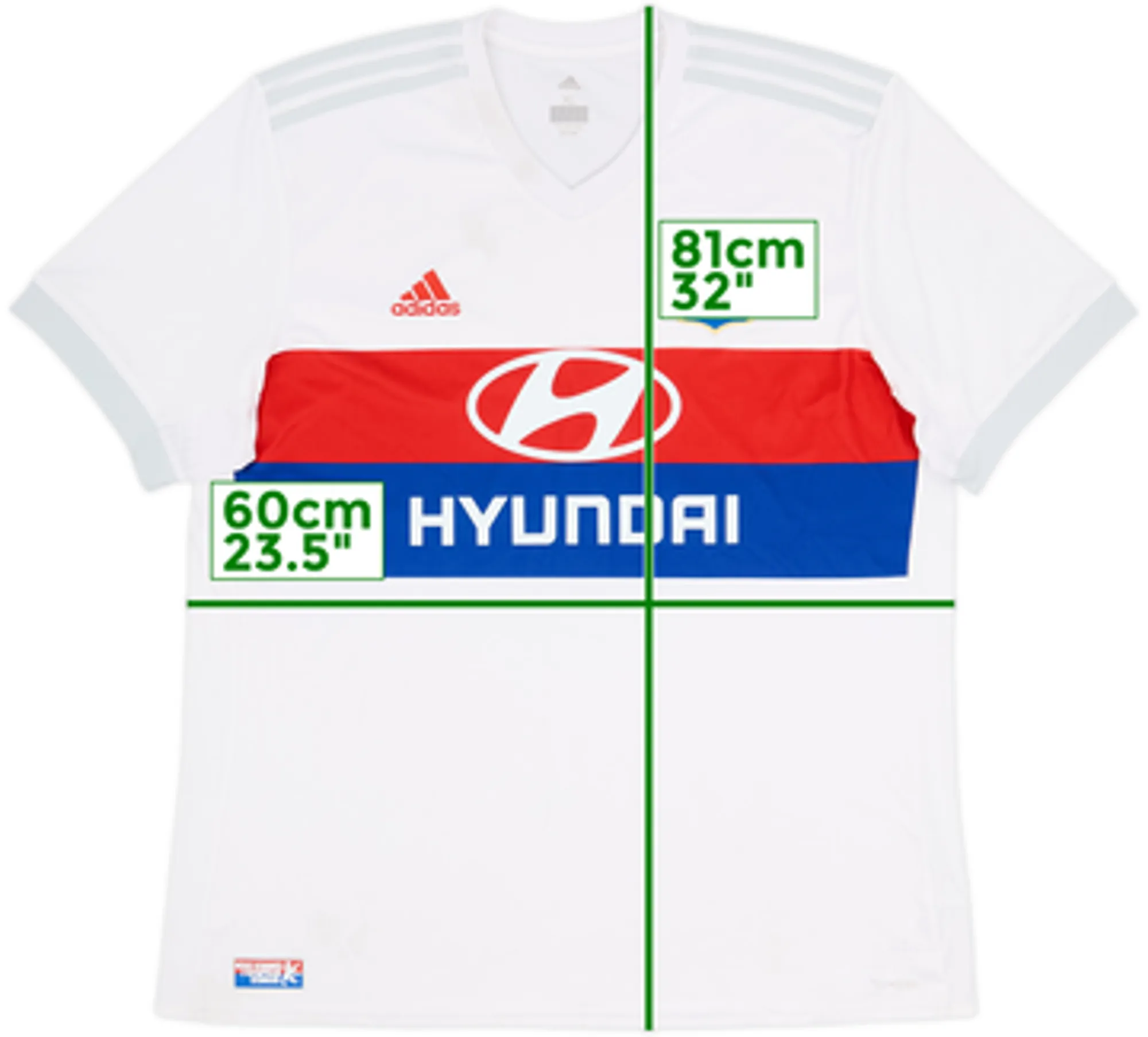 2017-18 Lyon Home Shirt - 5/10 - (3XL)