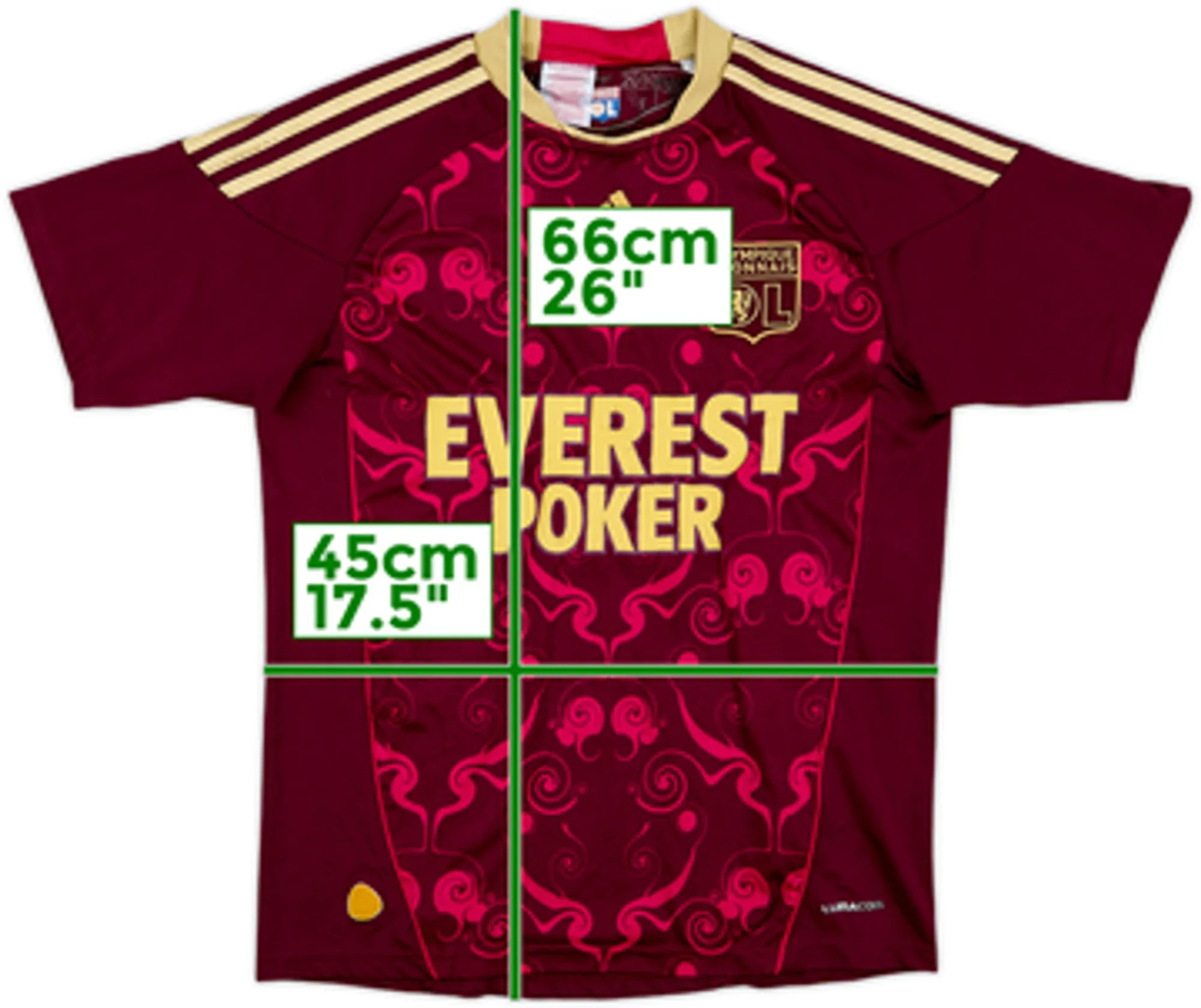 2010-11 Lyon Away Shirt - 5/10 - (L.Boys)