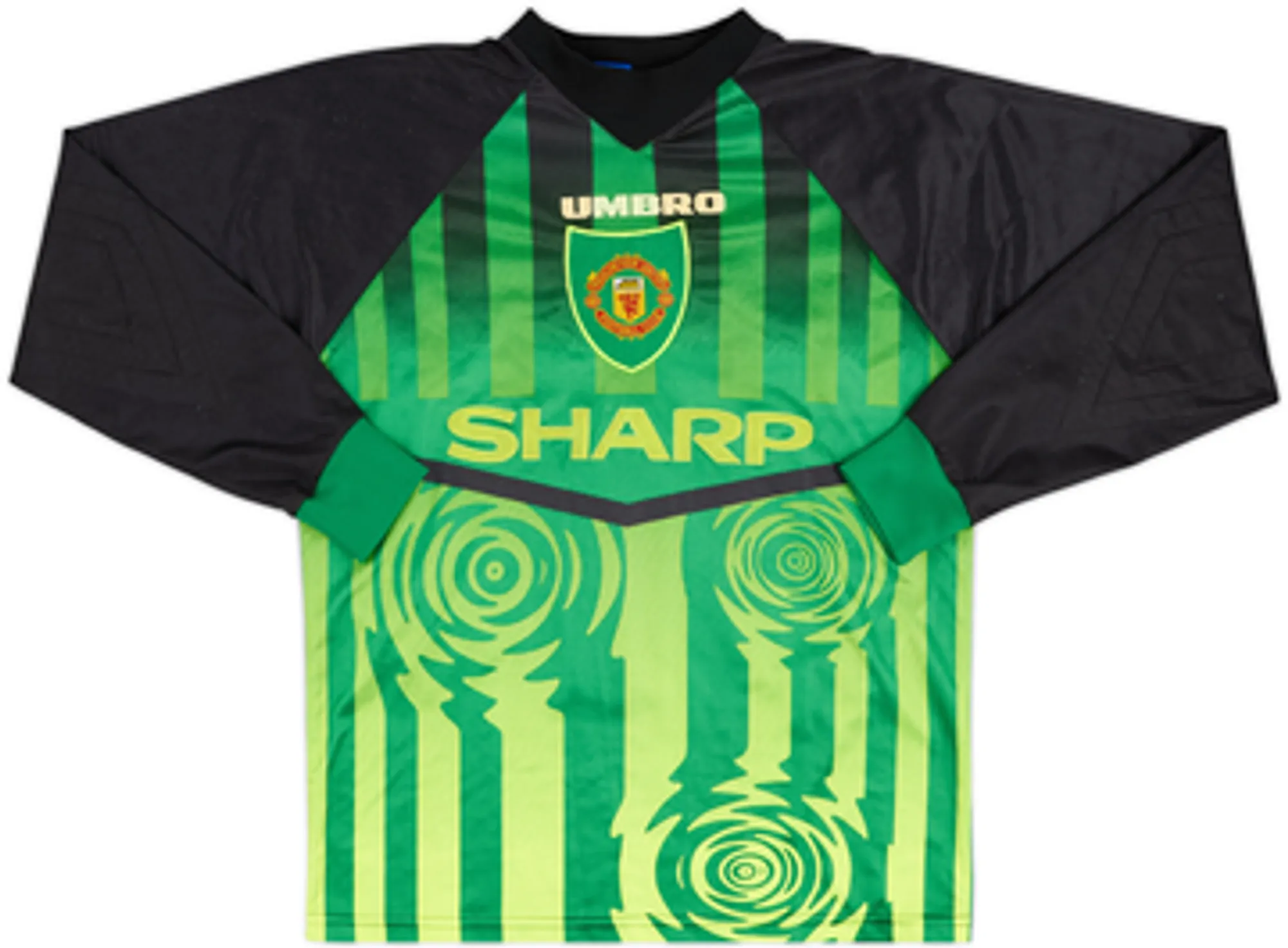 1997-98 Manchester United GK Shirt Schmeichel #1 - 9/10 - (Y)