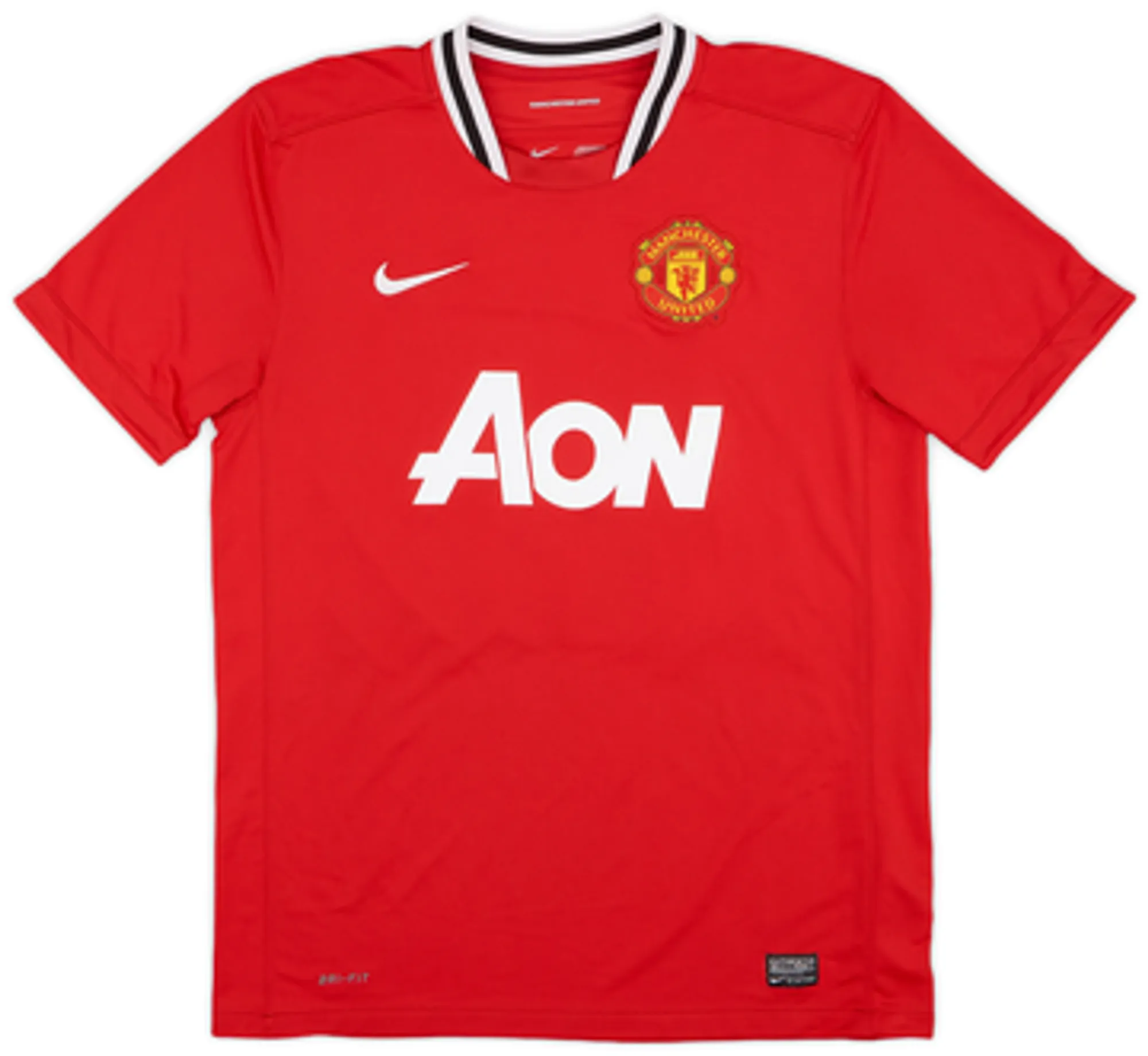 2011-12 Manchester United Home Shirt J.S.Park #13EXL