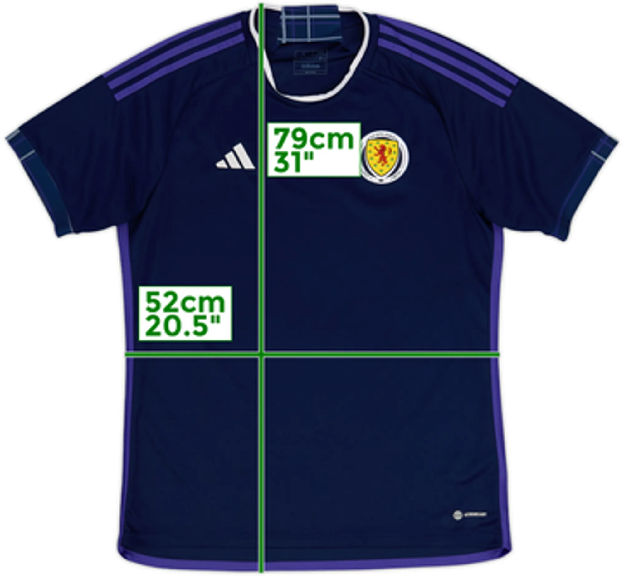 2022-23 Scotland Home Shirt - 8/10 - (M)
