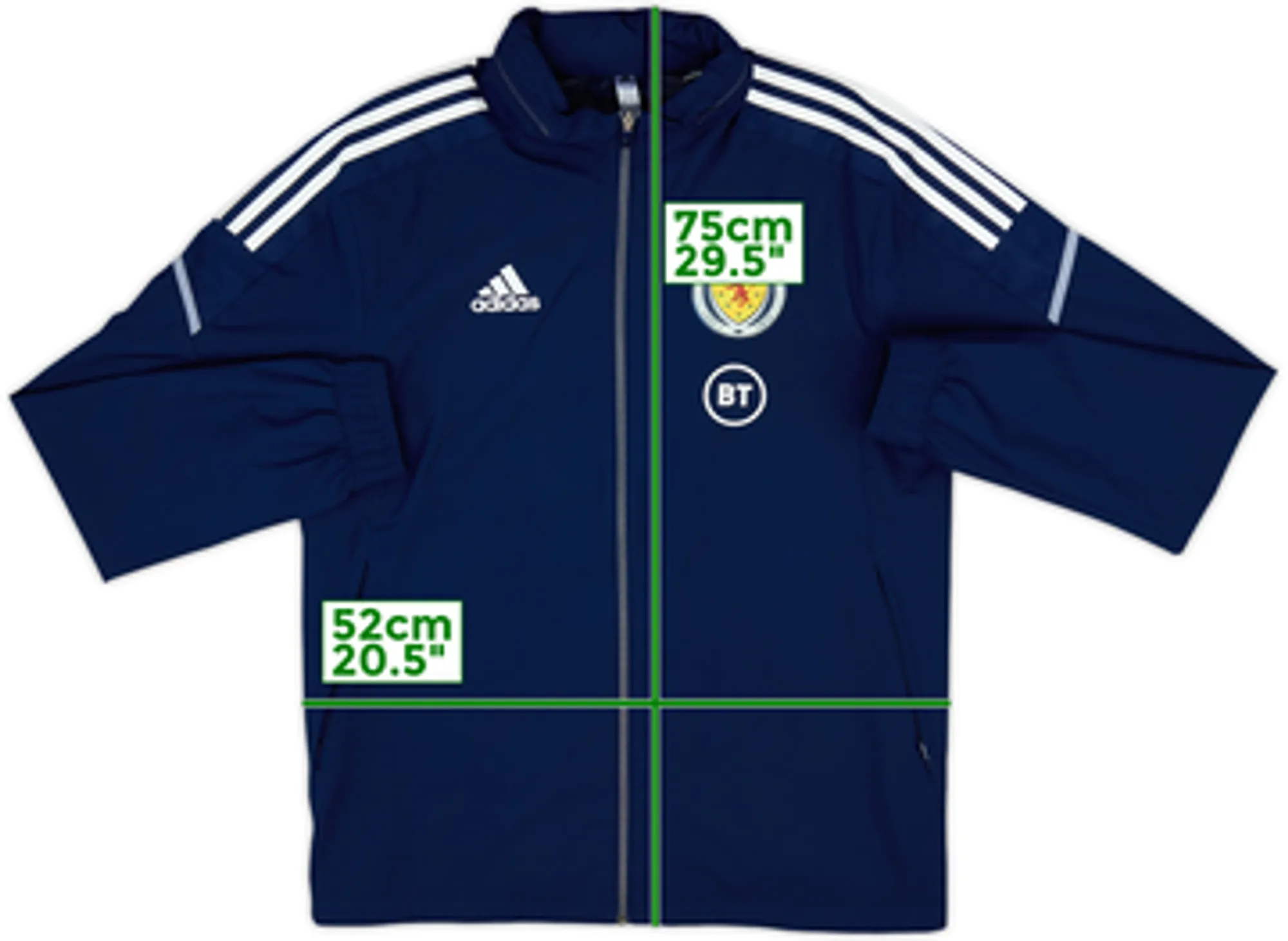 2021-22 Scotland adidas Hooded Rain Jacket - 10/10 - (S)