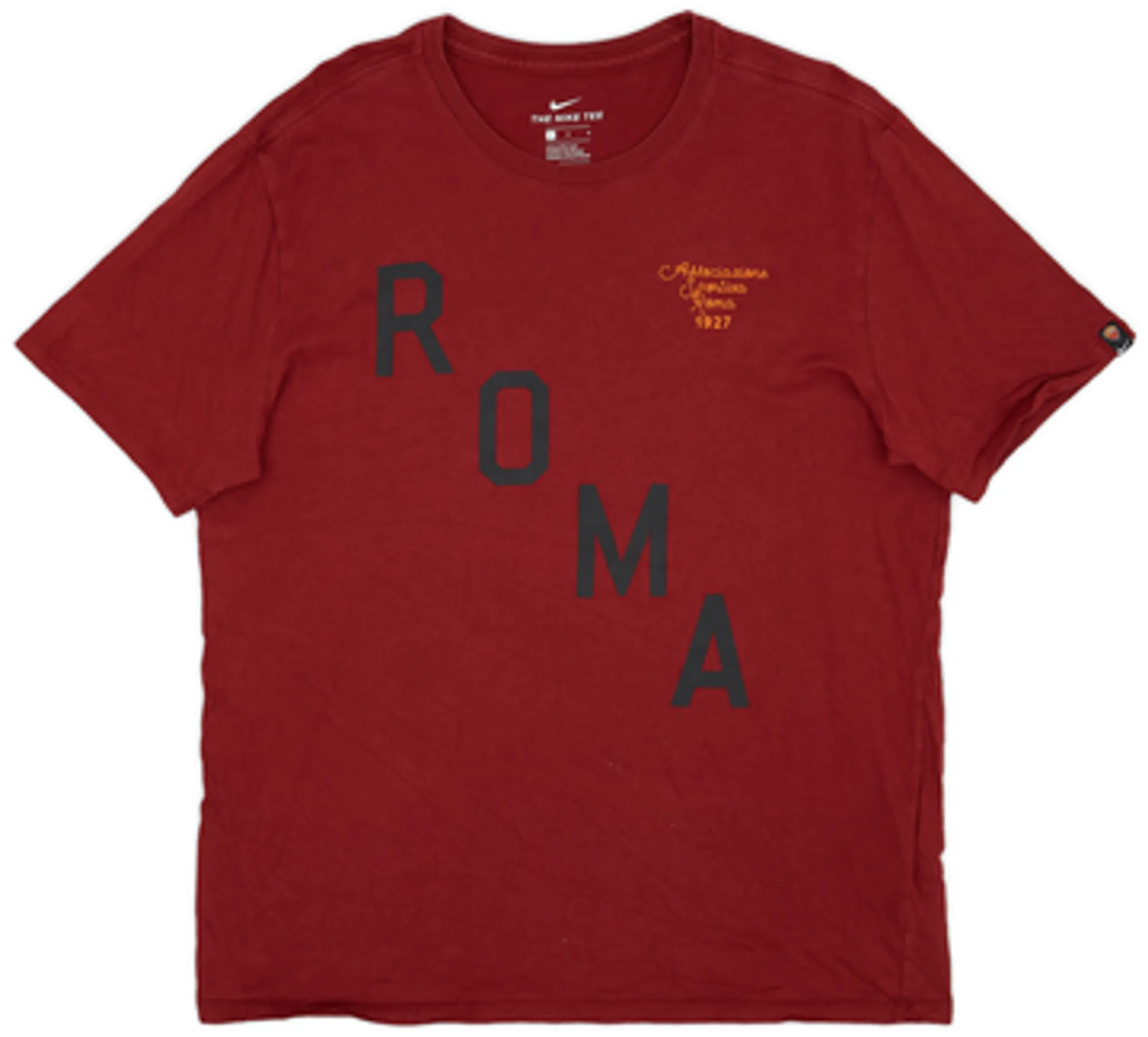 2017-18 Roma Nike Cotton Tee - 8/10 - (L)