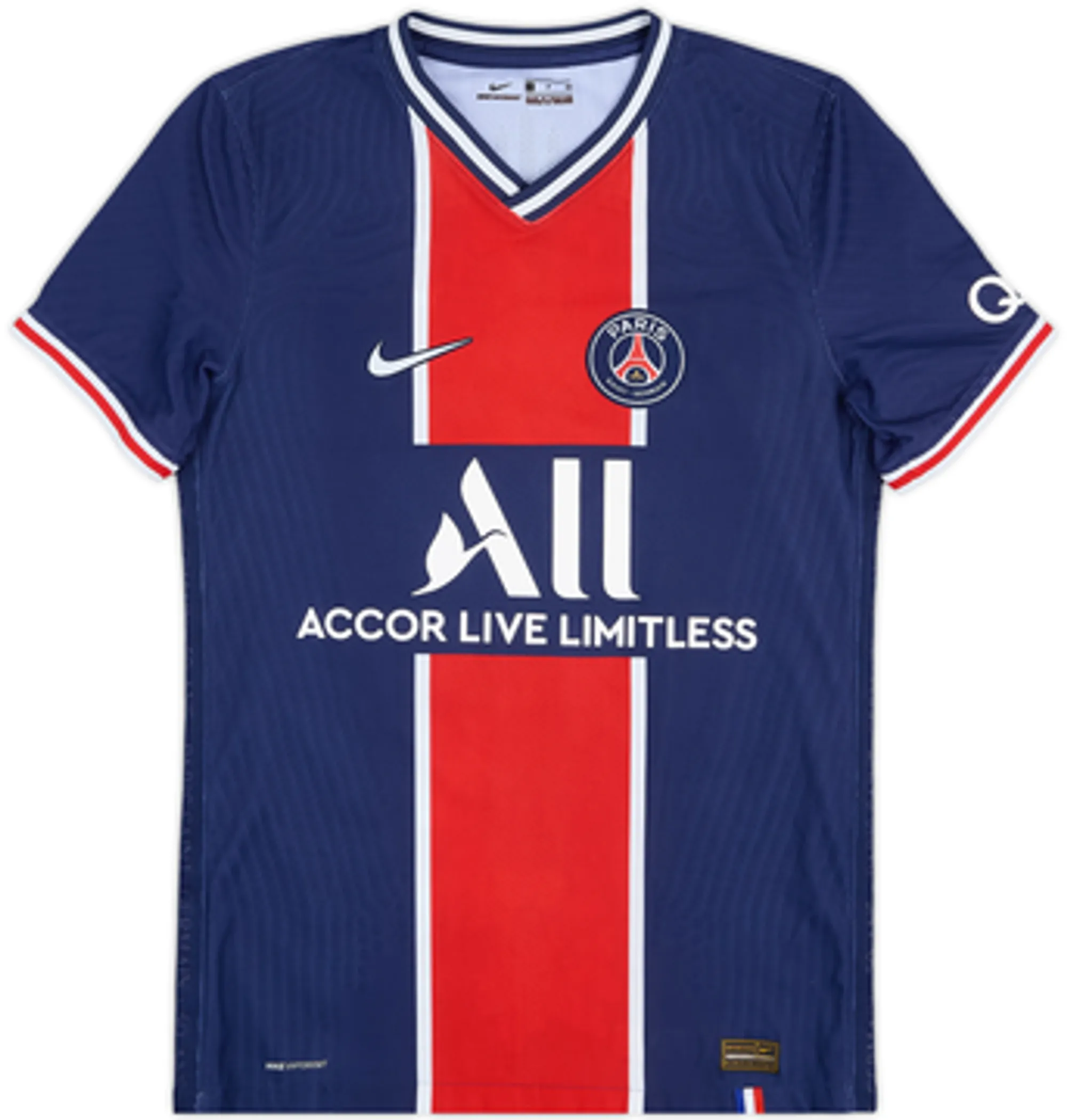 2020-21 Paris Saint-Germain Authentic Home Shirt Mbappe #7 - 10/10 - (S)