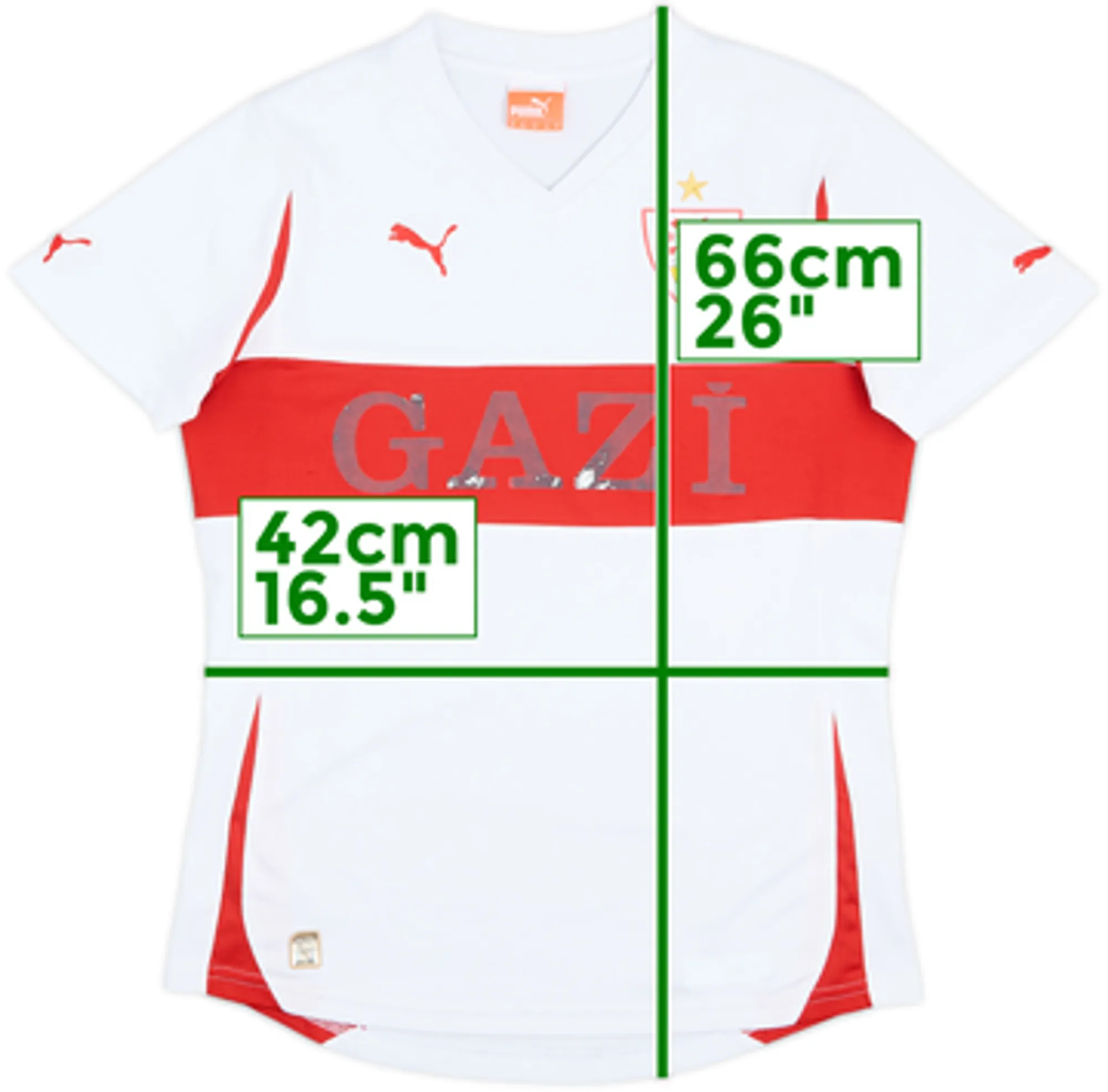 2010-11 Stuttgart Home Shirt - 4/10 - (Women's M)