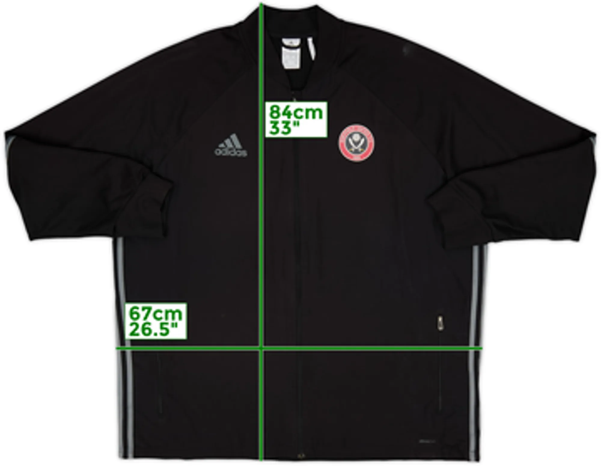 2016-17 Sheffield United adidas Track Jacket - 7/10 - (3XL)