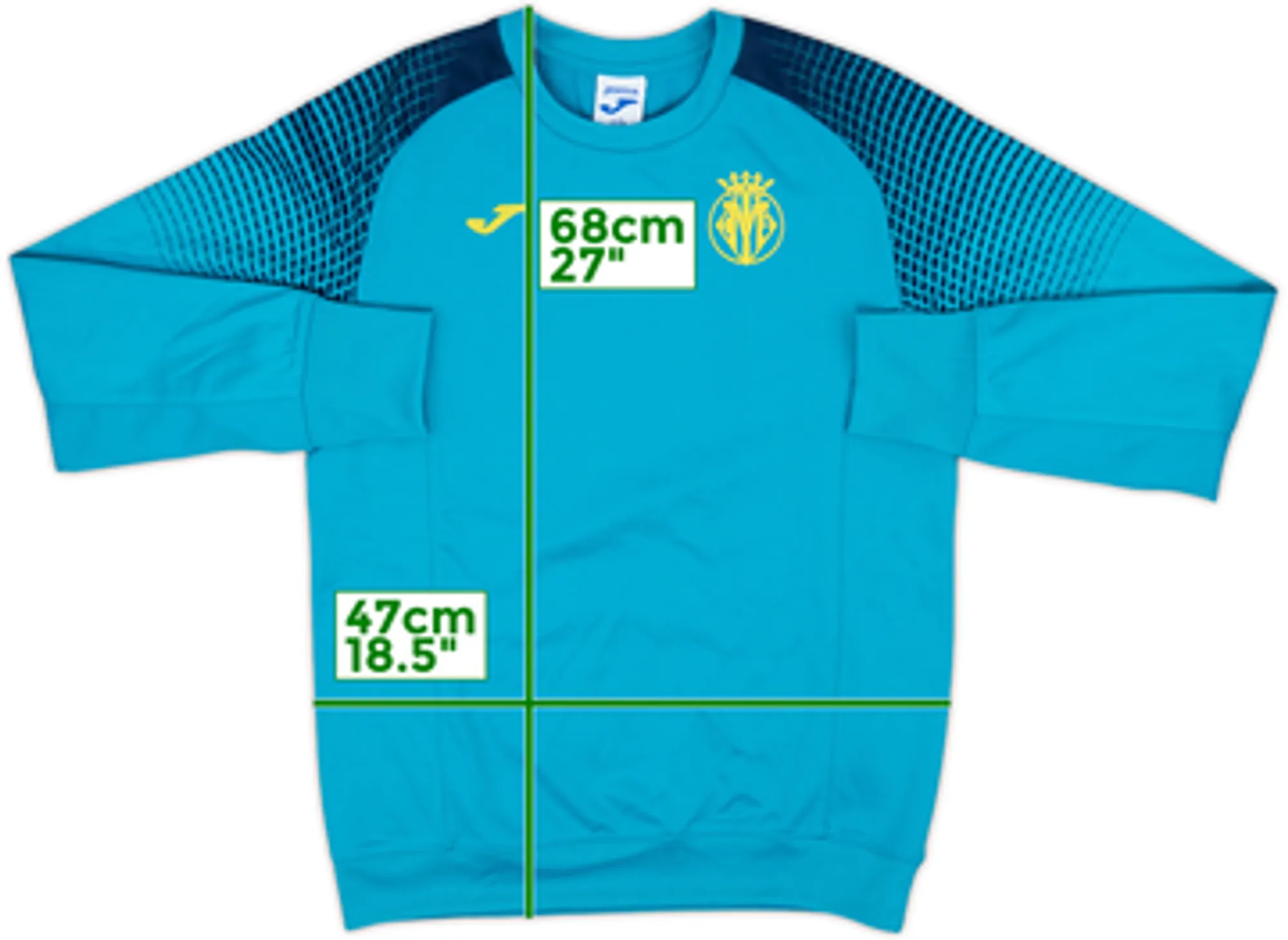 2017-18 Villarreal Joma Training Top - 8/10 - (S)