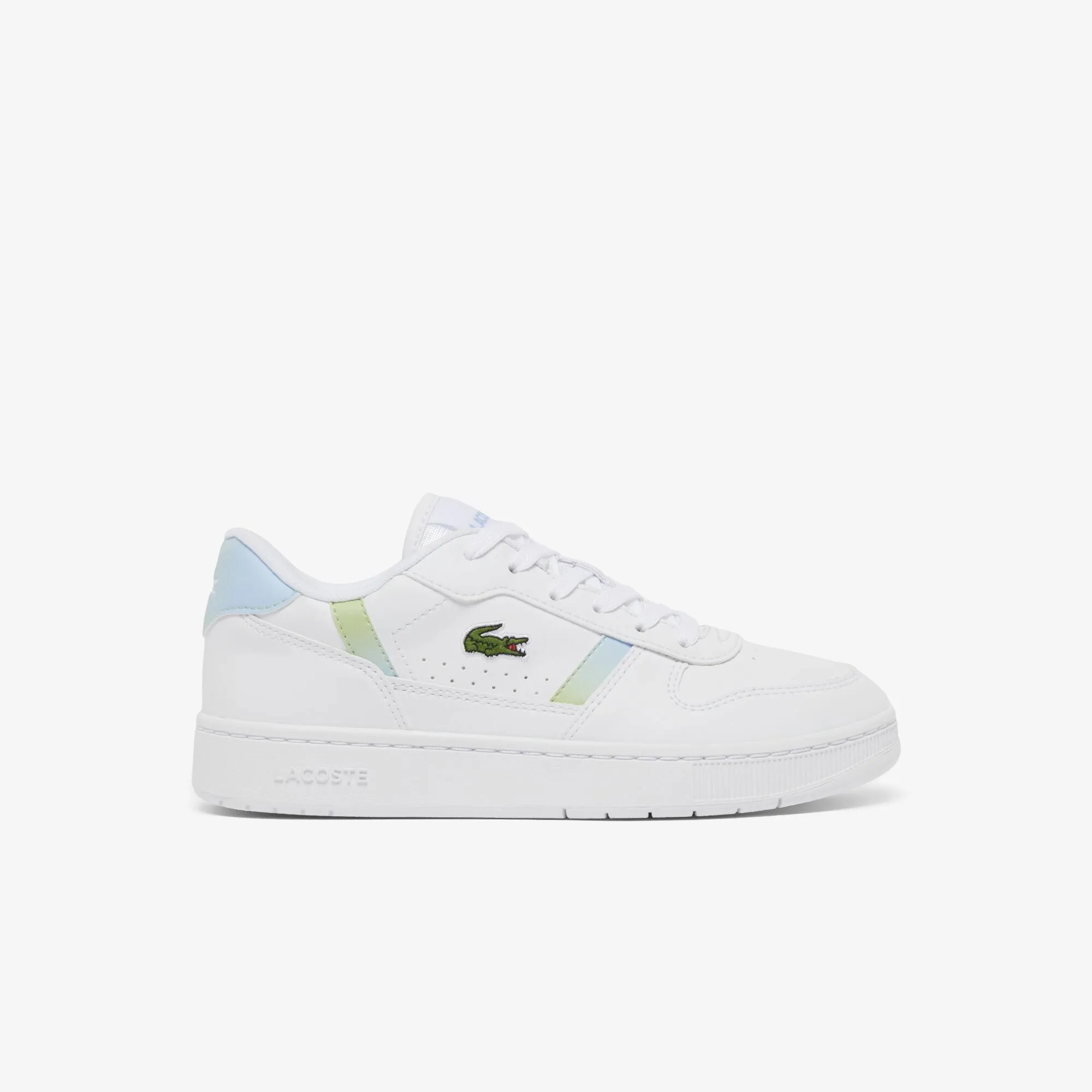 Lacoste Junior's T-Clip Set Sneakers - White & Light Green