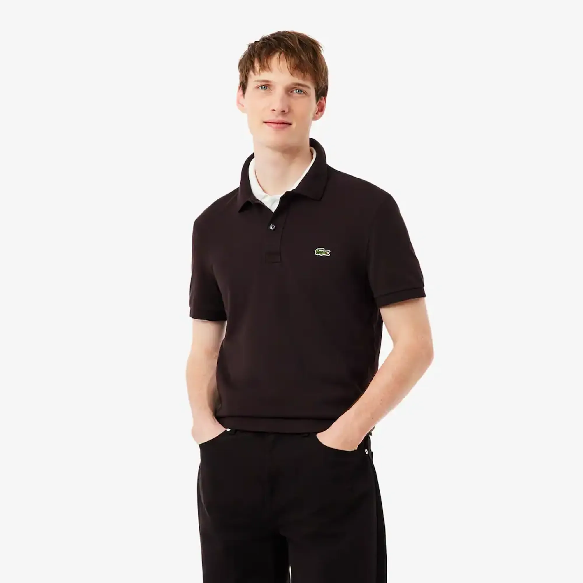 Lacoste Slim Fit L.12.12 Original Polo Shirt - Brown