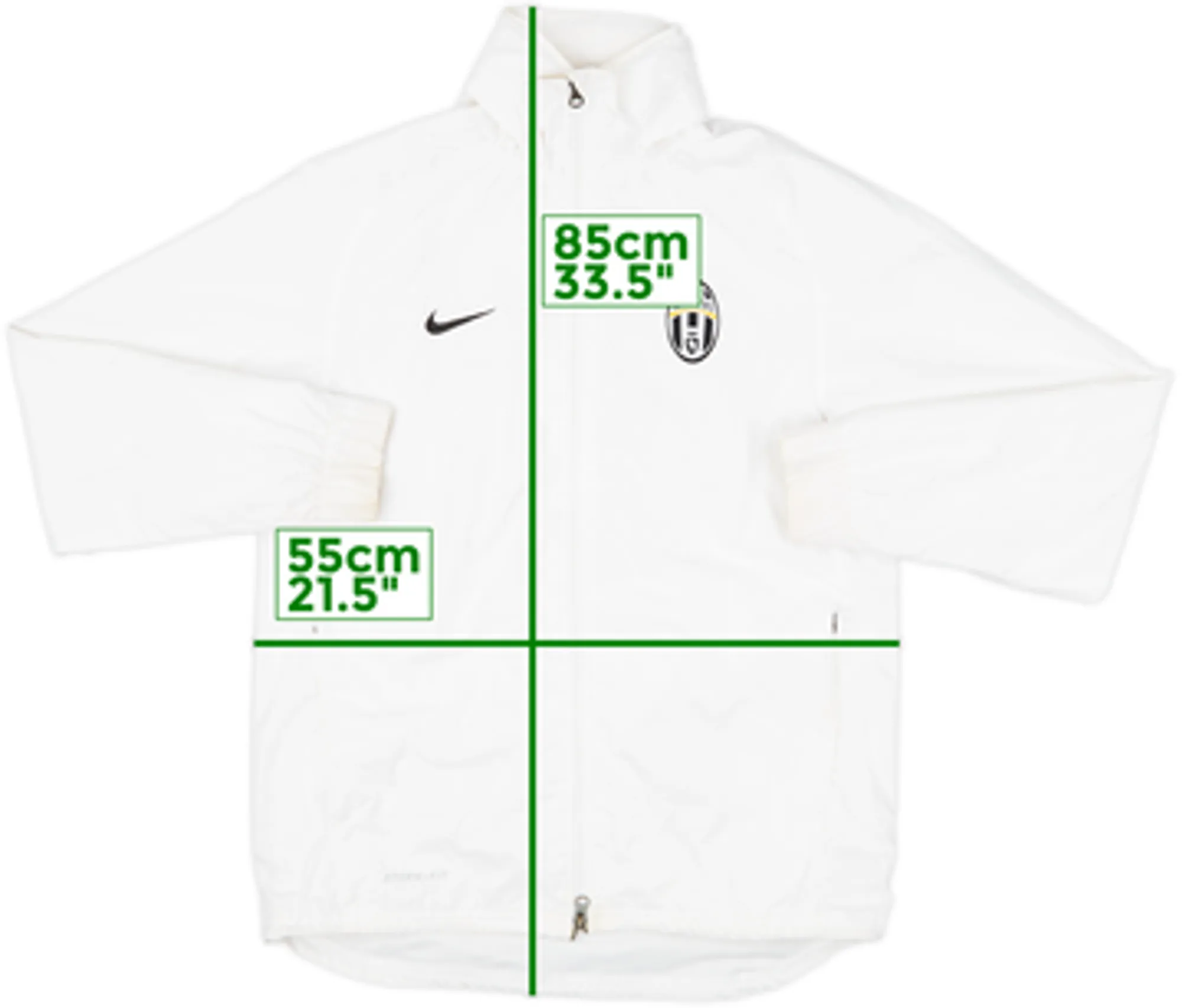 2011-12 Juventus Nike Hooded Rain Jacket - 8/10 - (M)