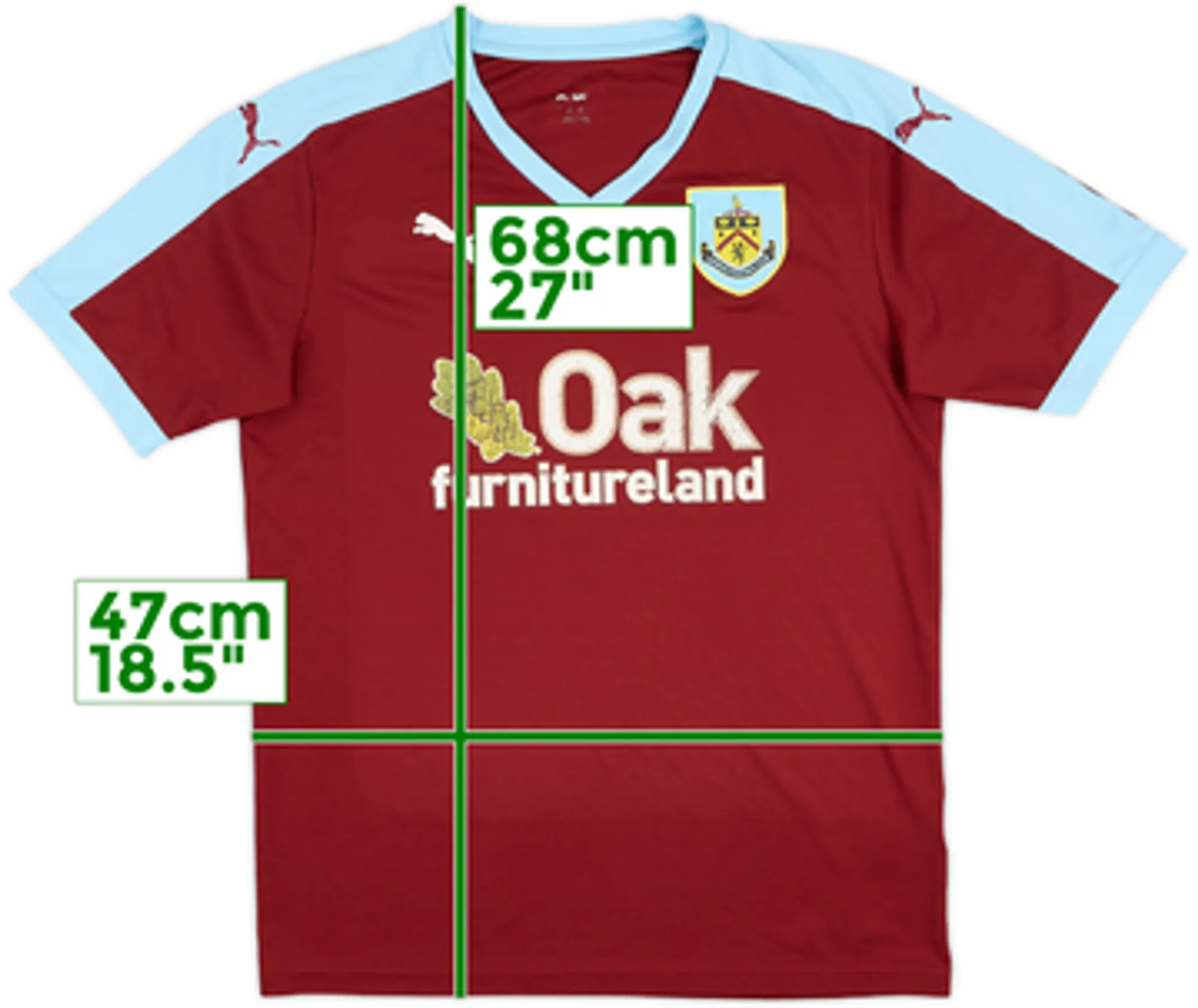 2015-16 Burnley Home Shirt - 5/10 - (S)