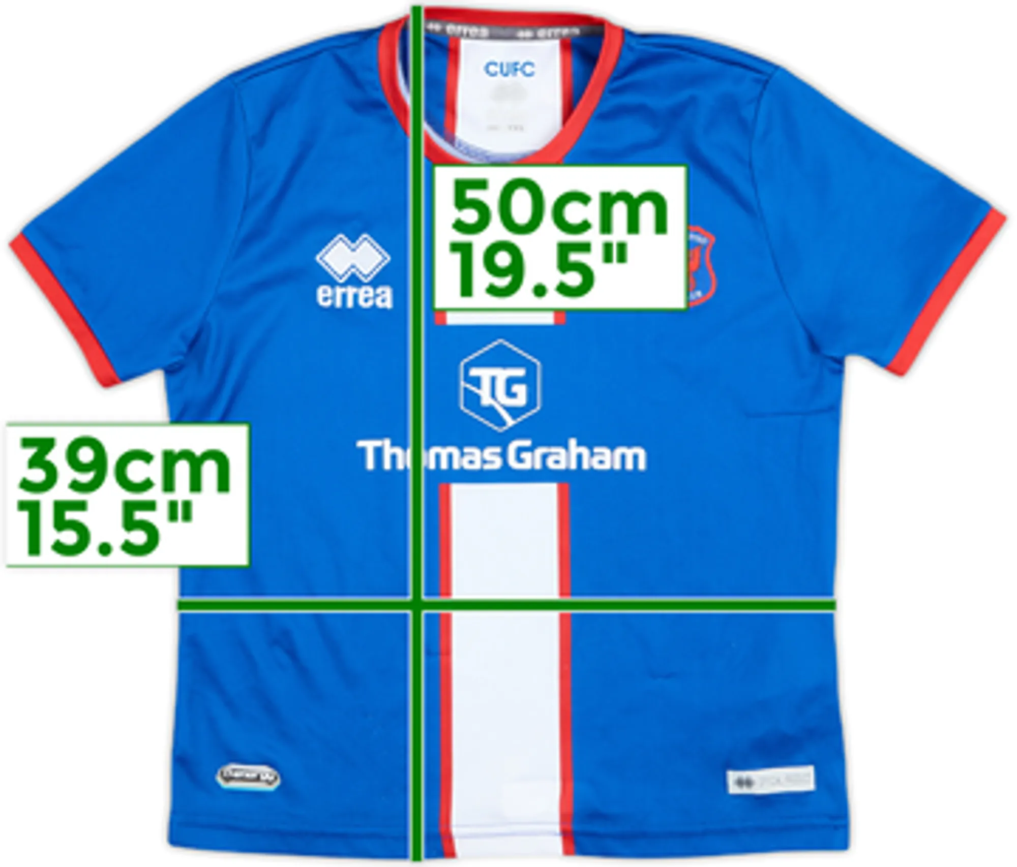 2021-22 Carlisle United Home Shirt - 8/10 - (7-8 Years)