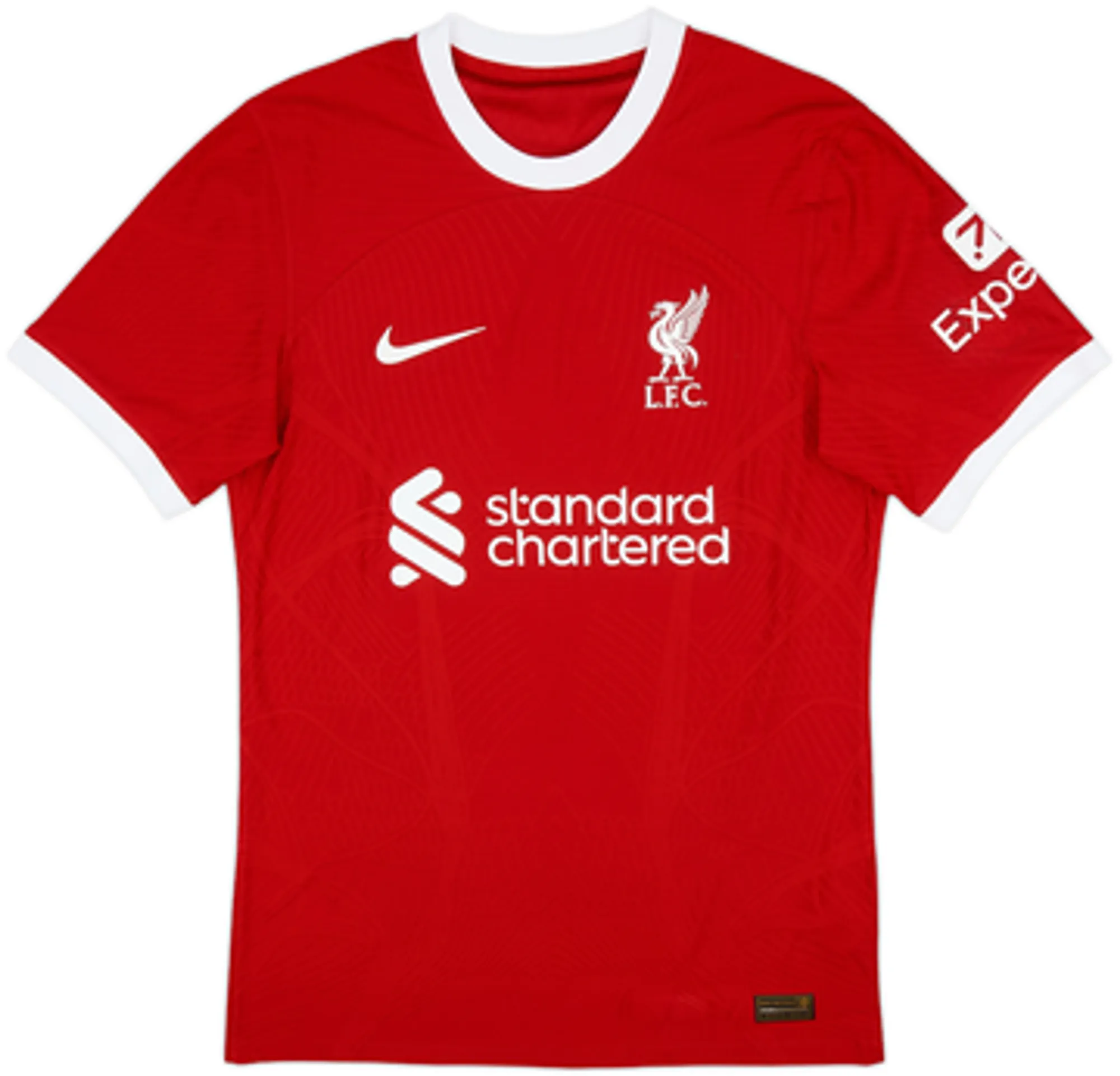 2023-24 Liverpool Authentic Home Shirt Virgil #4 - 10/10 - (S)