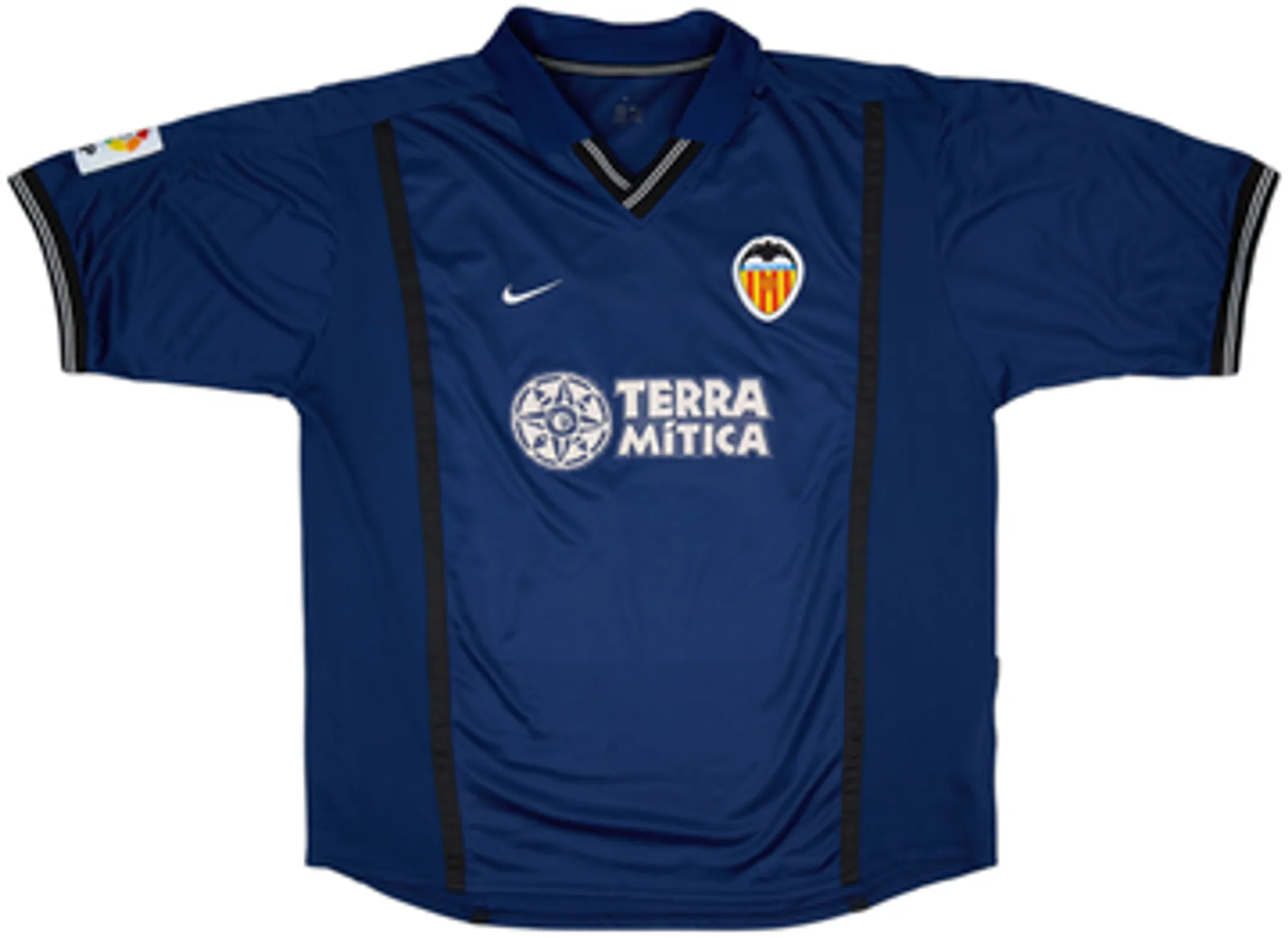 2000-01 Valencia Away Shirt Aimar #22 - 8/10 - (M)