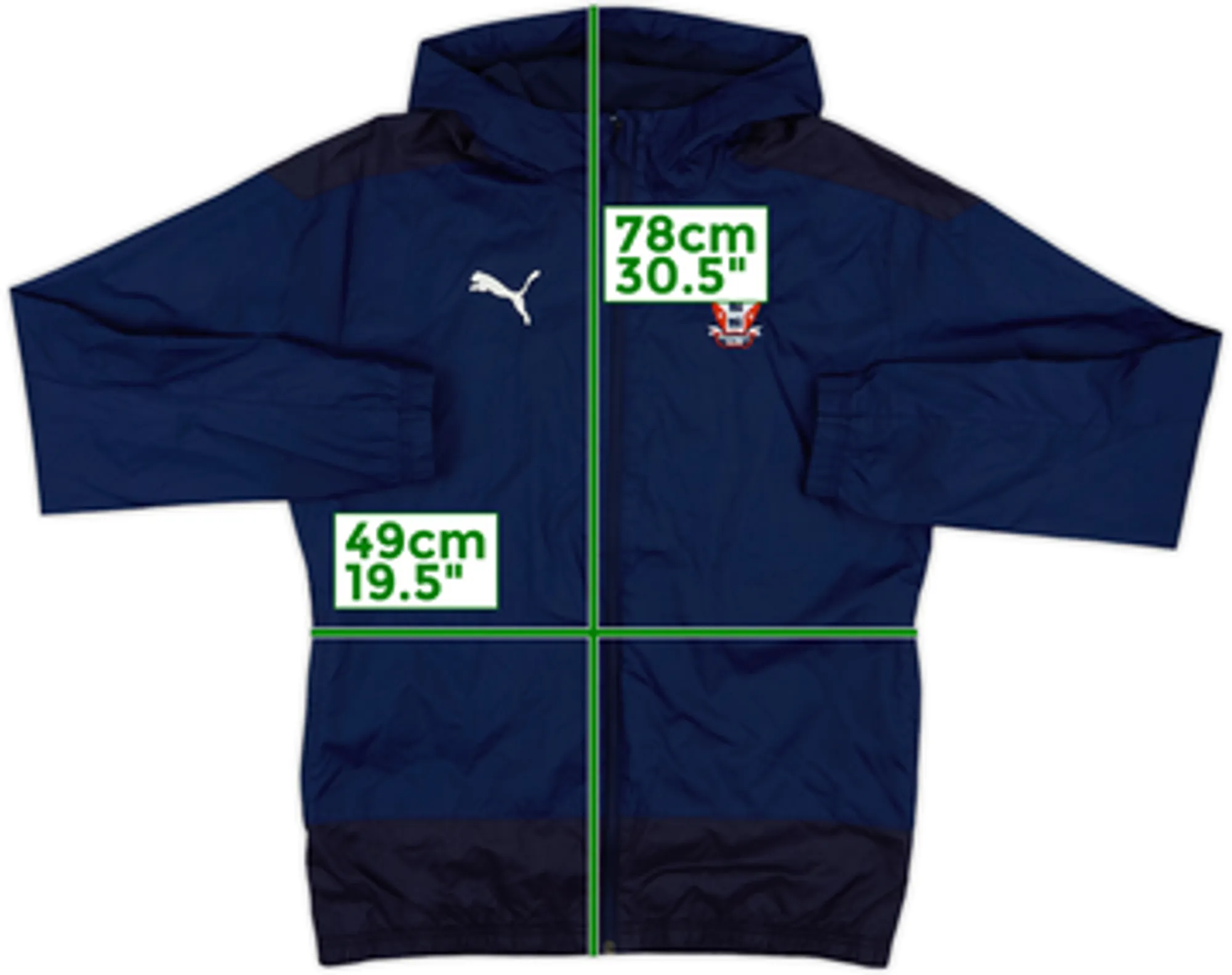 2021-22 York City Puma Hooded Rain Jacket - 10/10 - (M)