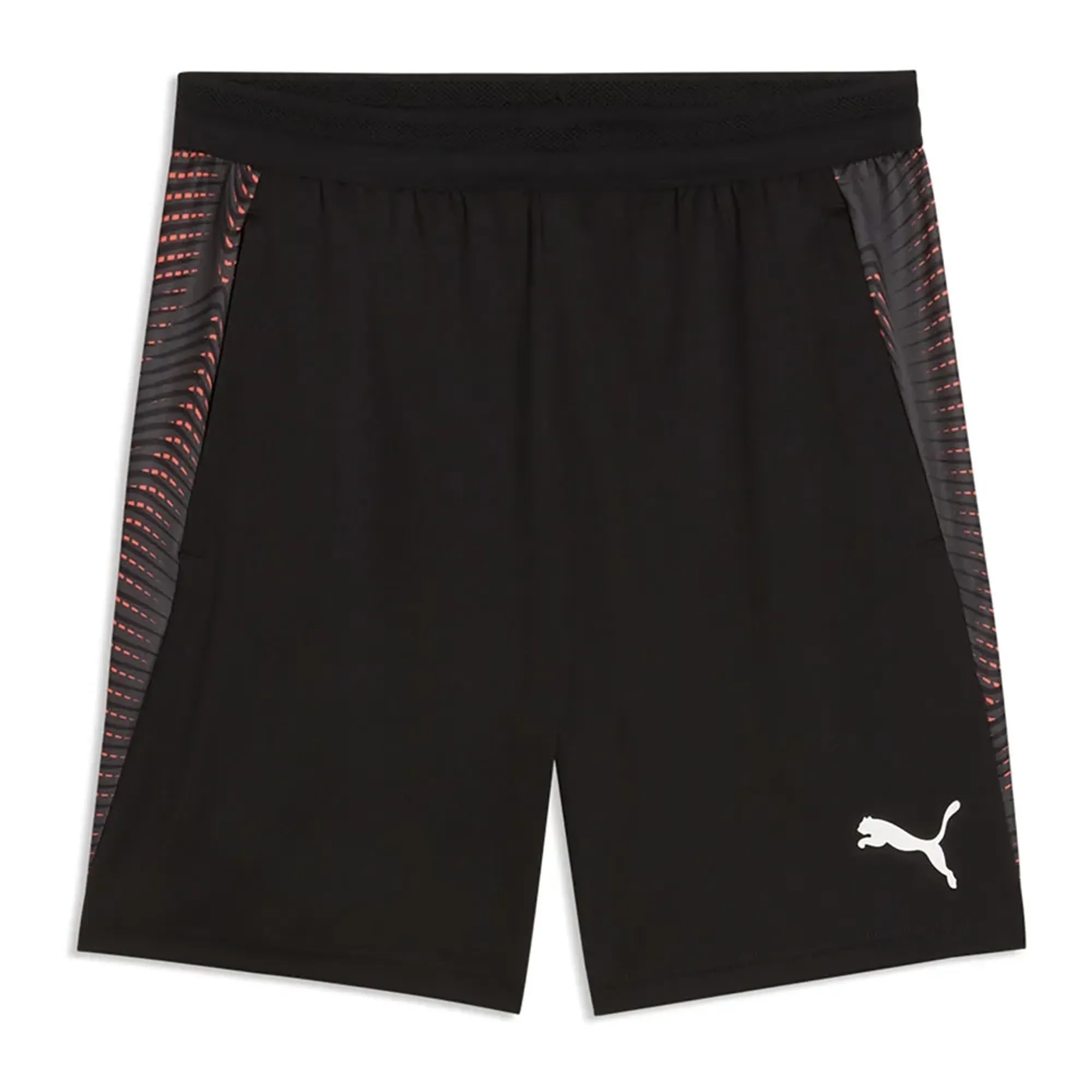 PUMA Individualfinal Football Shorts Men, Dusky Grey/Mint Jelly/Glowing Red