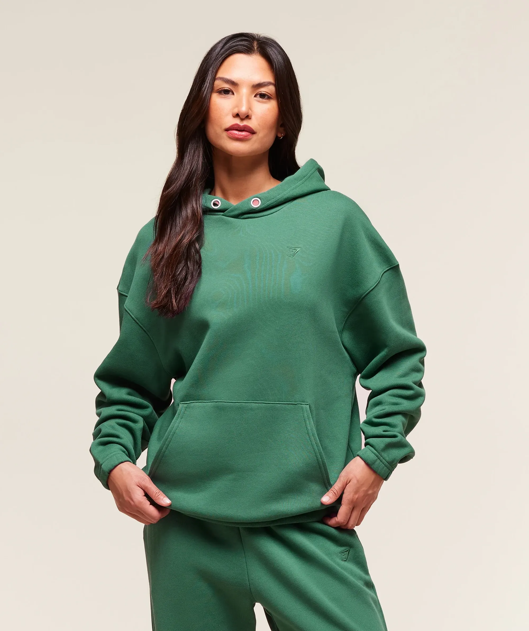 Gymshark Rest Day Sweats 2.0 Oversized Hoodie - Lift Green
