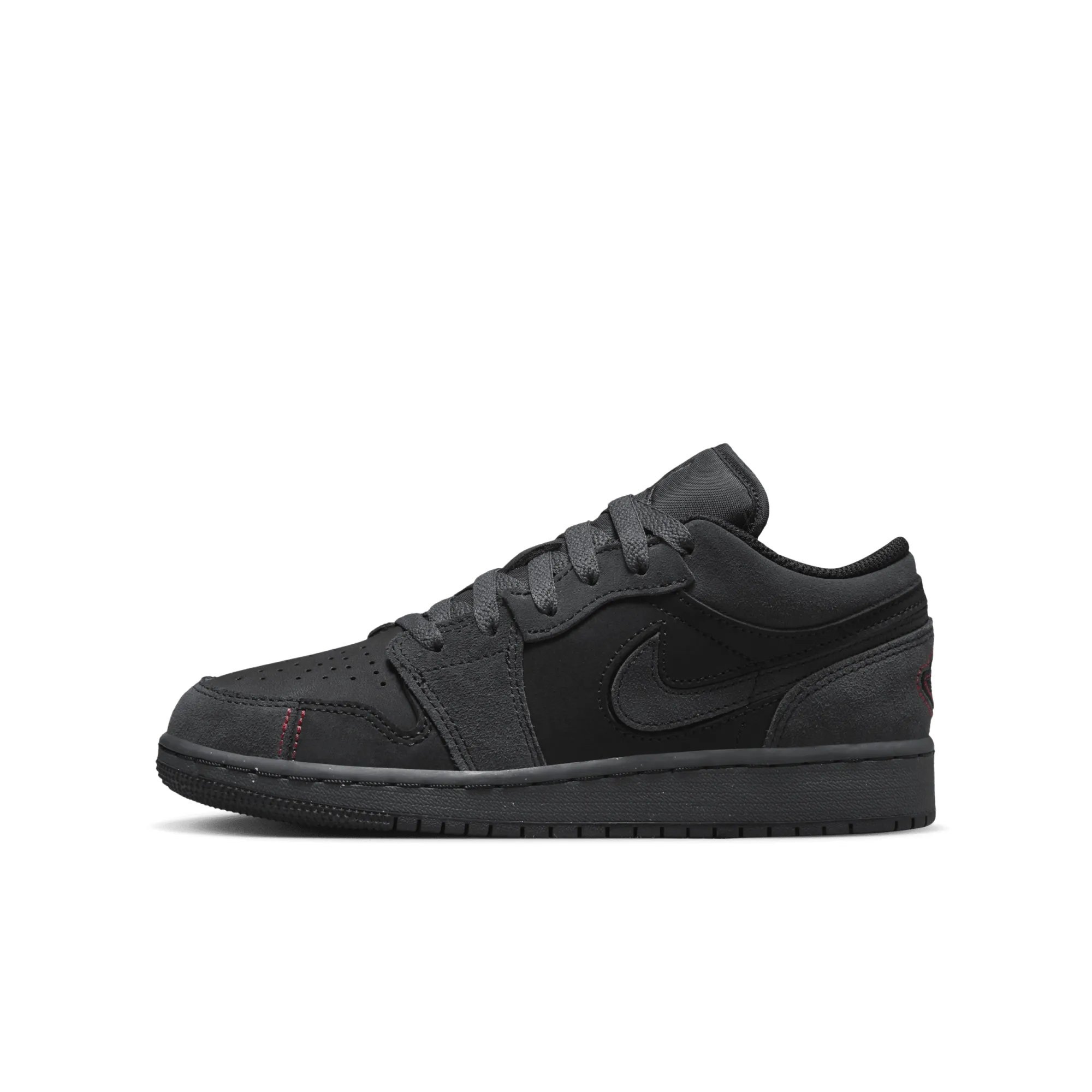Nike Air Jordan 1 Low SE Craft Older Kids' Shoes - Grey