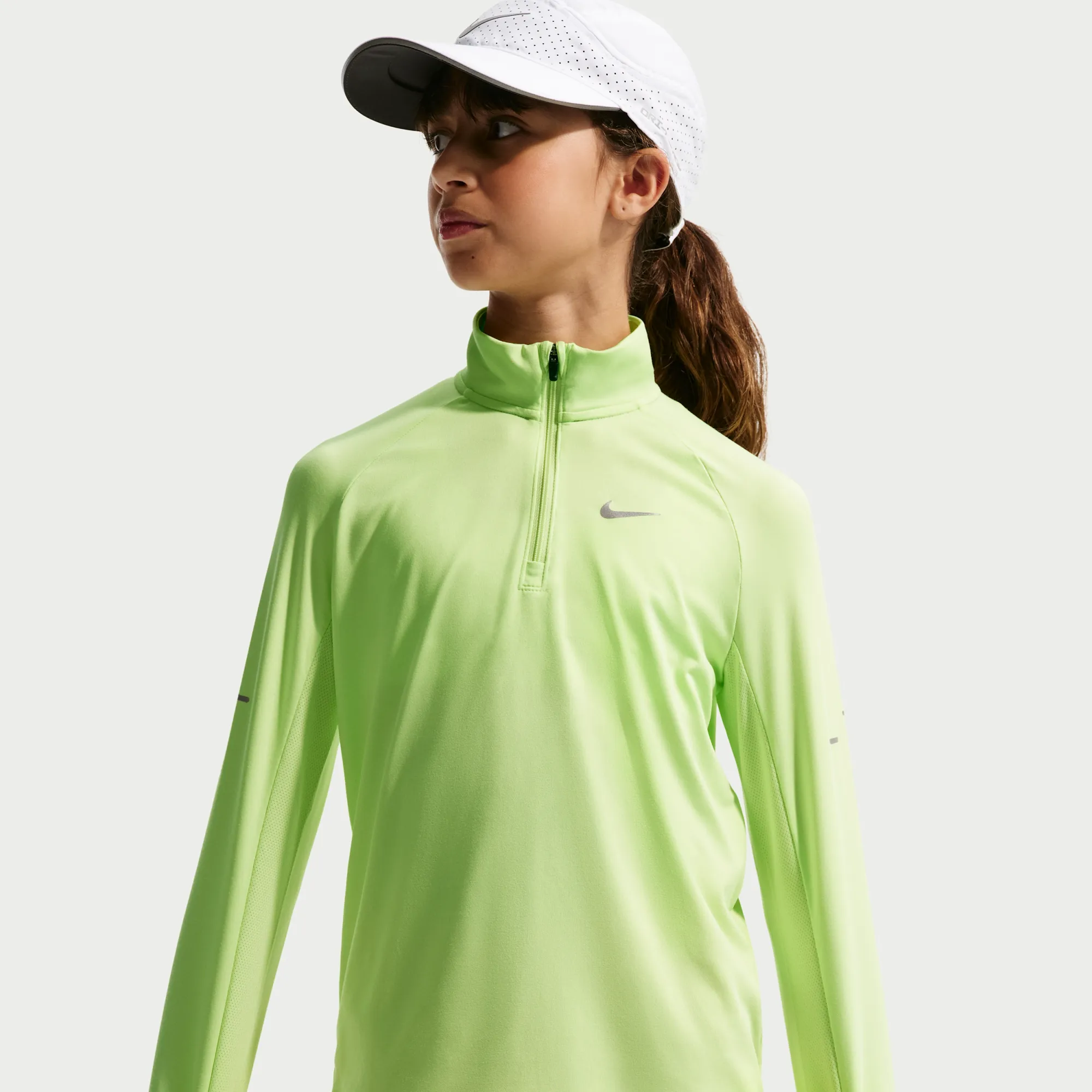 Nike Stride Kids' Dri-FIT 1/2-Zip Top - Green
