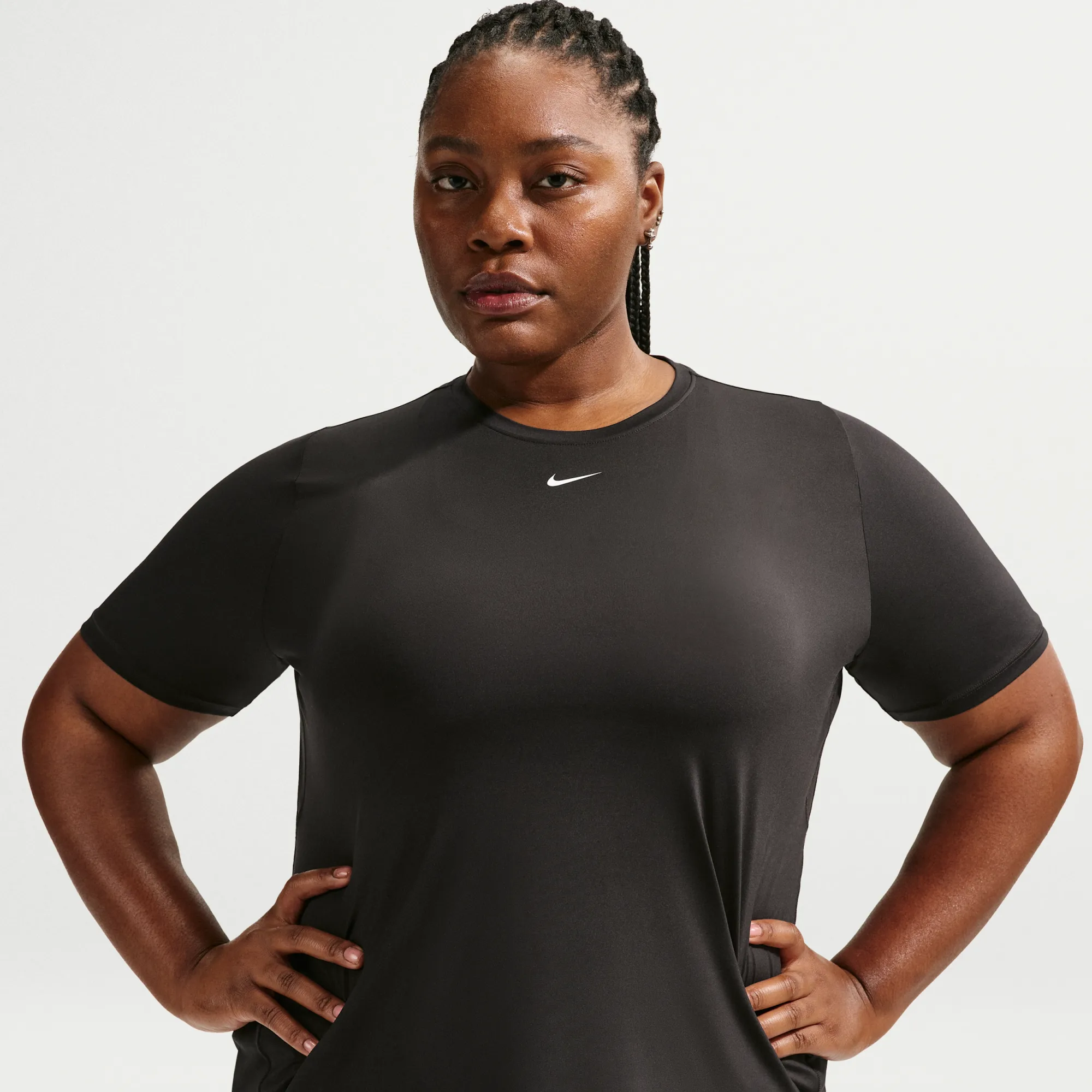 Nike One Classic Women's Dri-FIT Short-Sleeve Top - Black