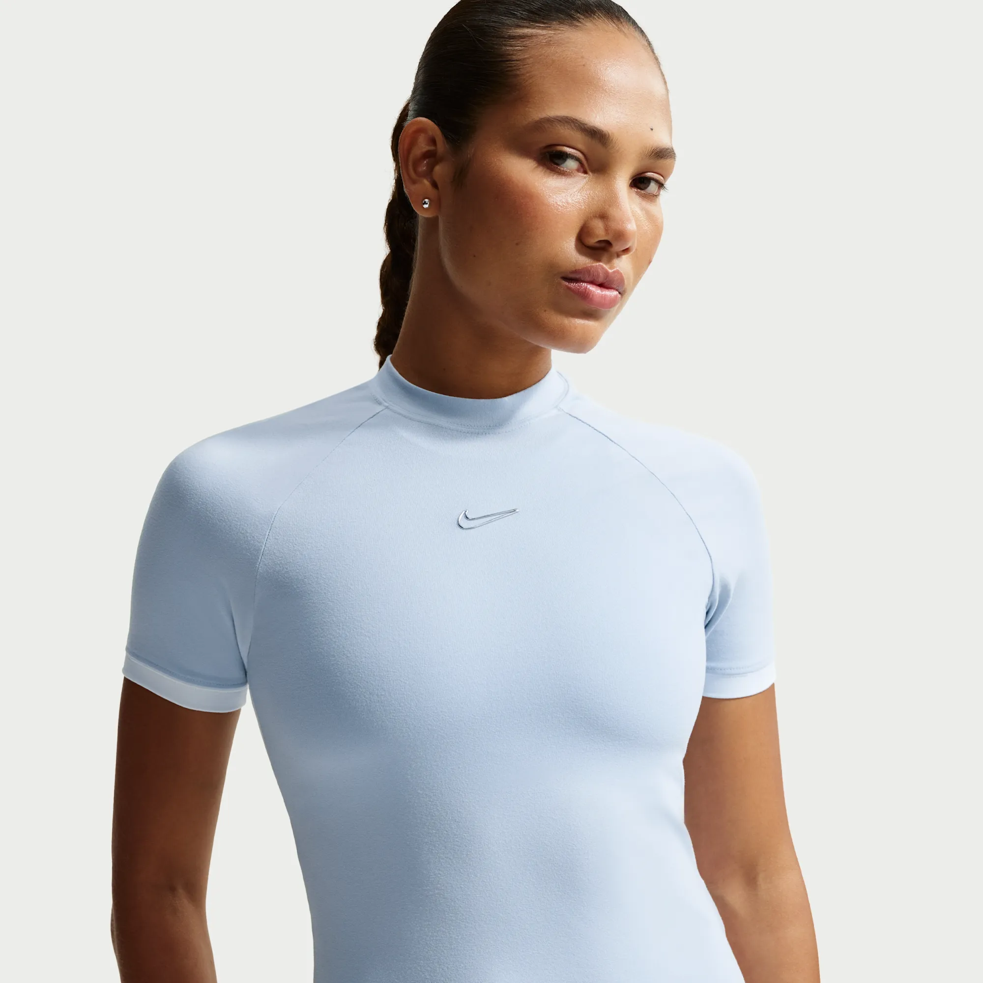 Nike Women's Slim Short-Sleeve Top - Blue