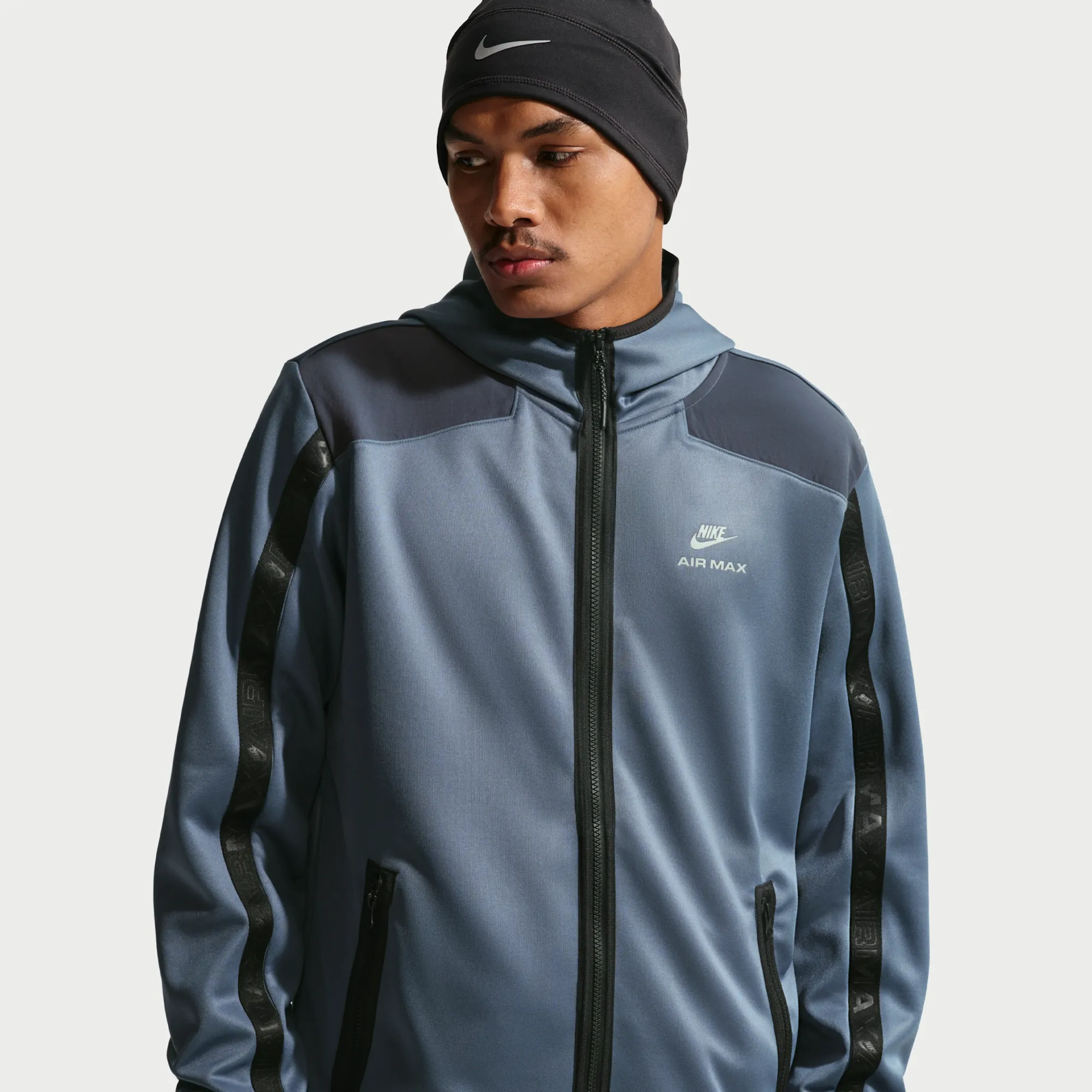 Nike Air Max Men's Full-Zip Hoodie - Blue