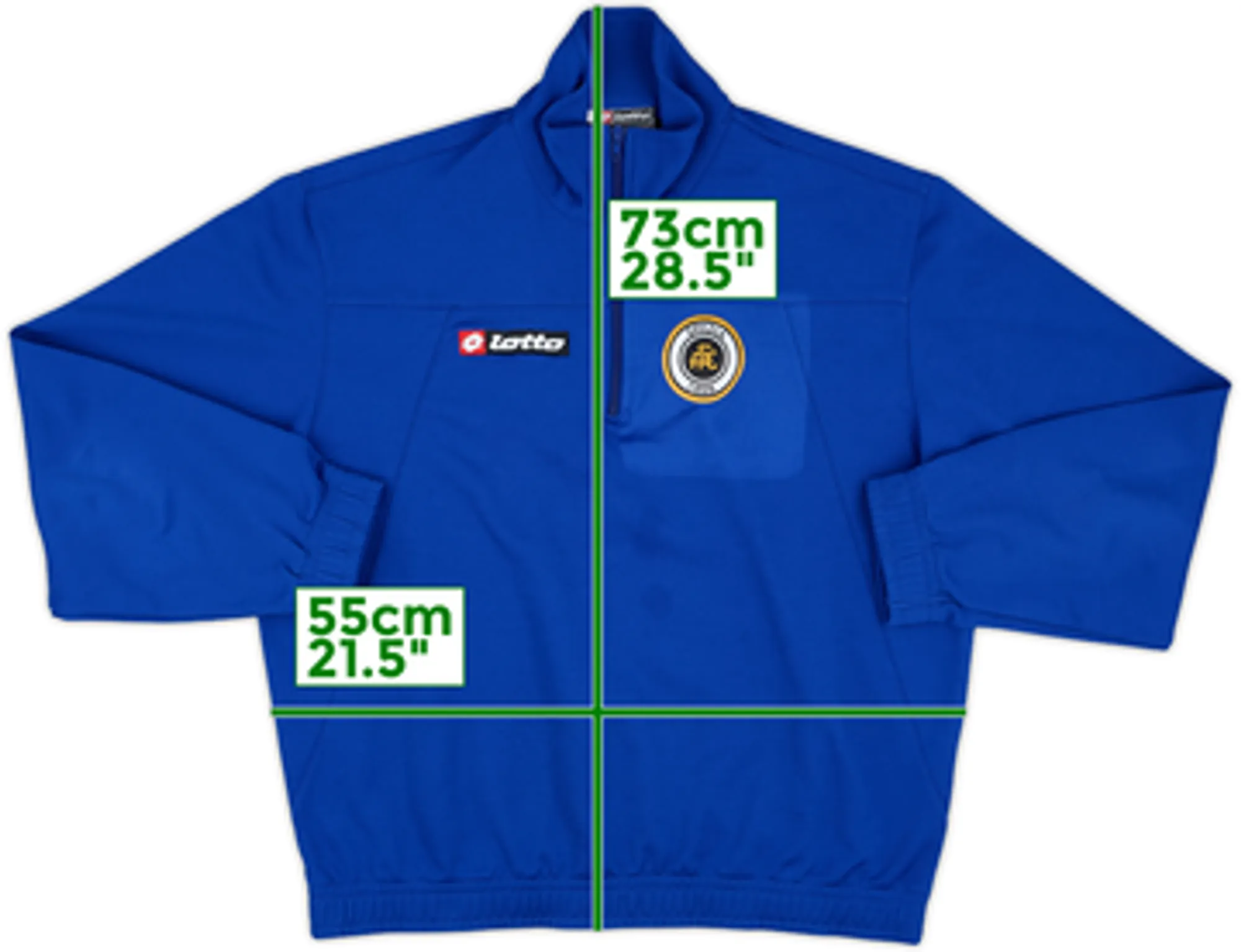 2012-13 Spezia Lotto 1/4 Zip Drill Top - 8/10 - (L)