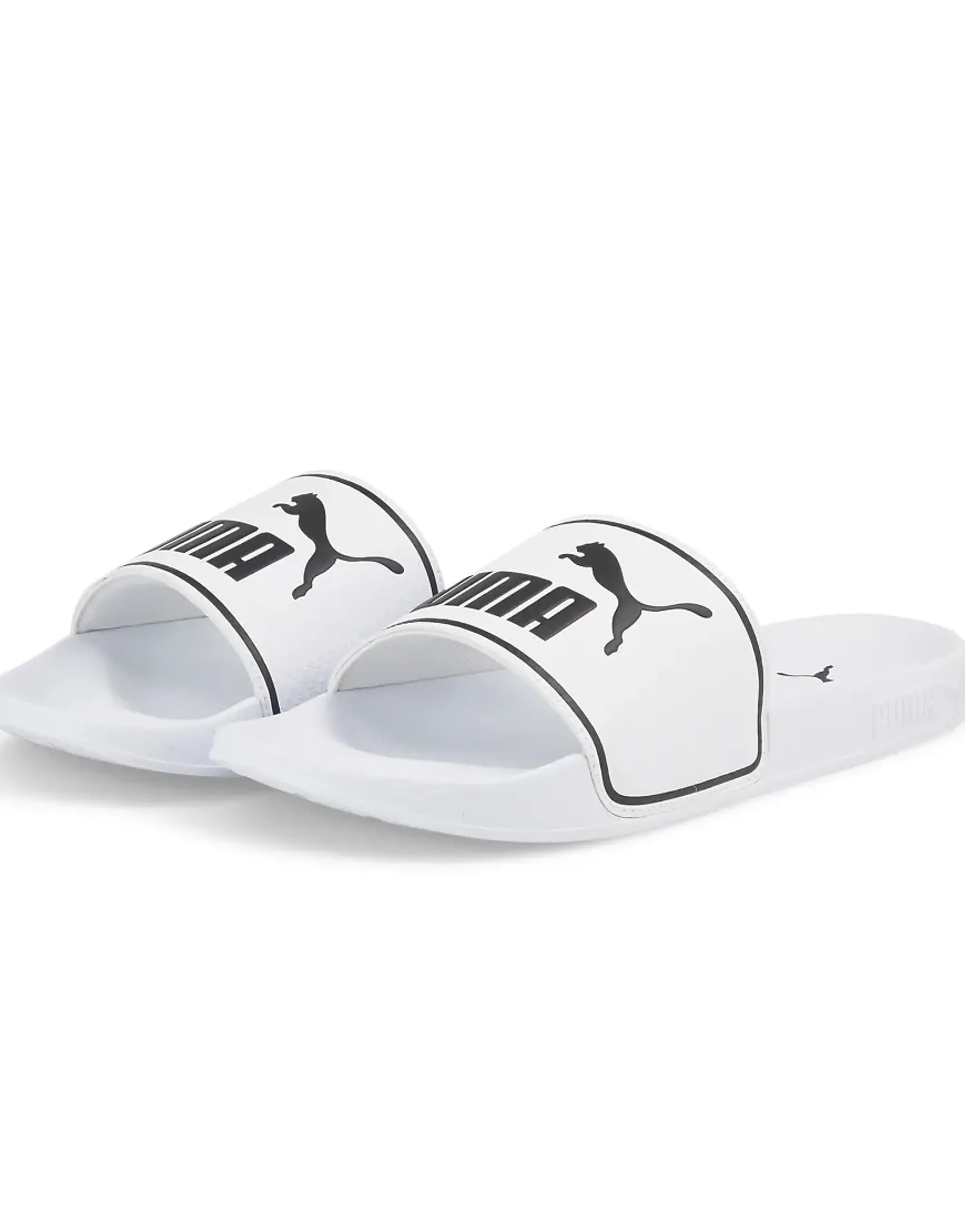 PUMA Leadcat 2.0 Sandals, White/Black, size 10