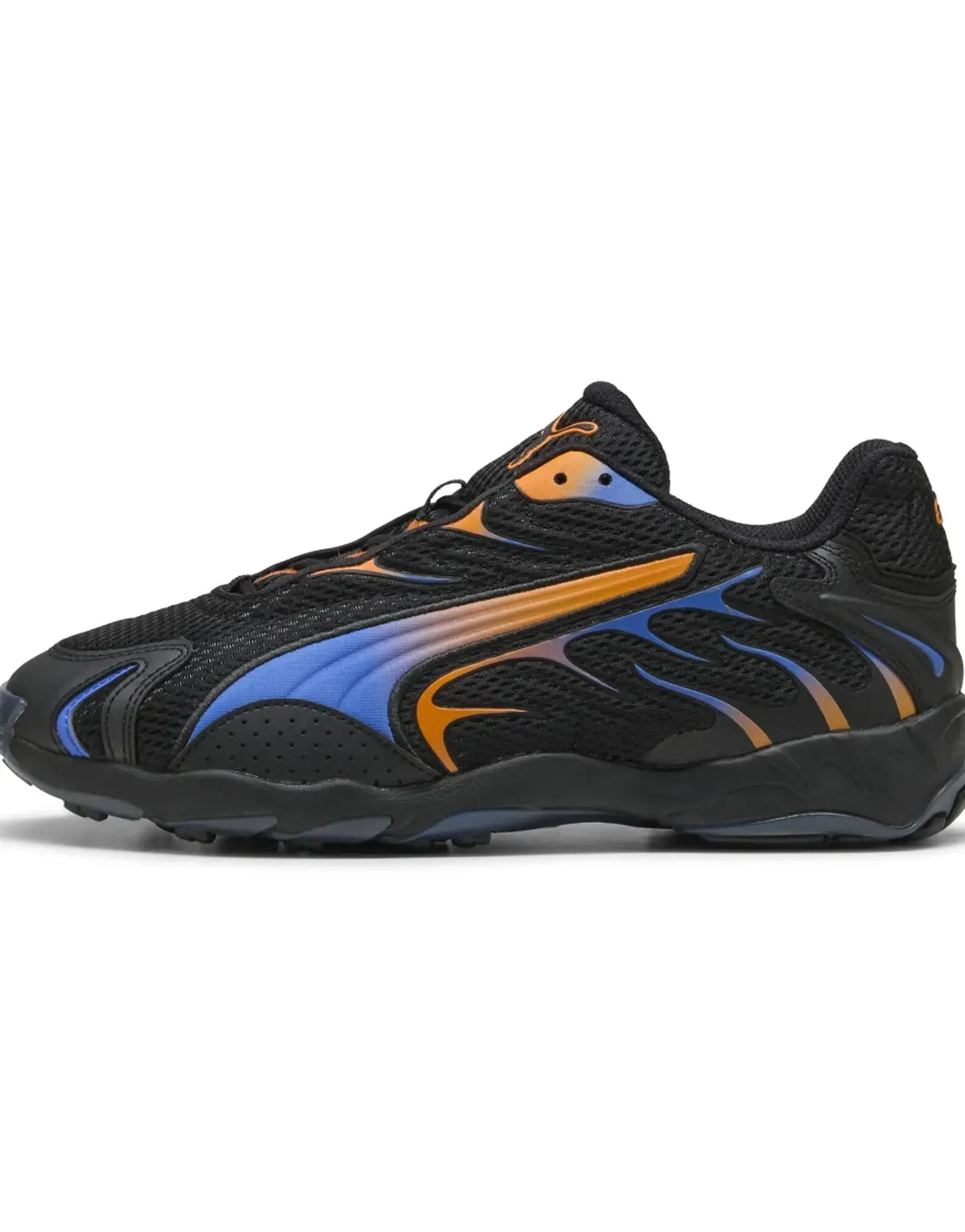 PUMA Inhale Sneakers Unisex, Black/Orange Glo, size 10