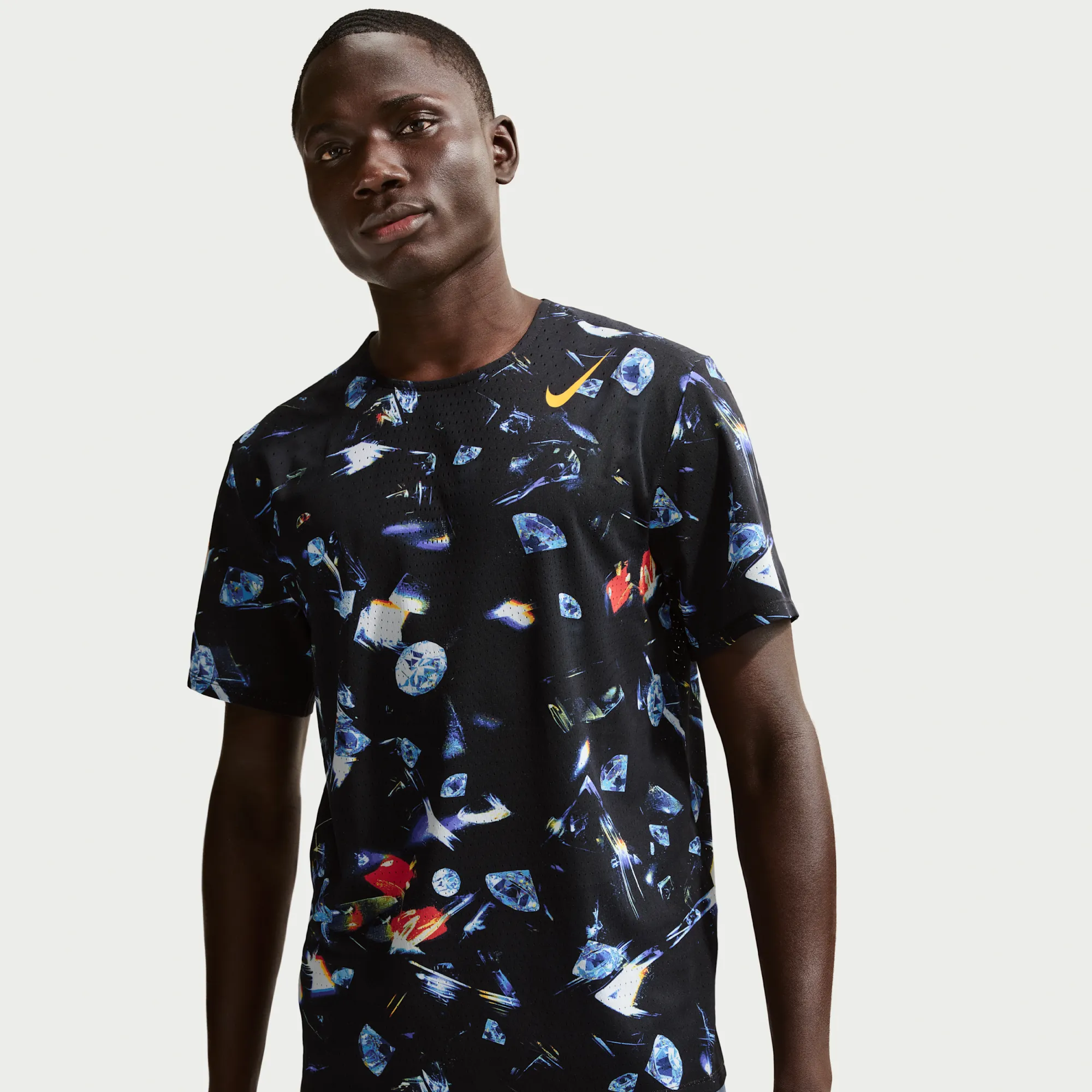 Nike AeroSwift Men's Dri-FIT ADV Short-Sleeve Running Top - Black - Polyester