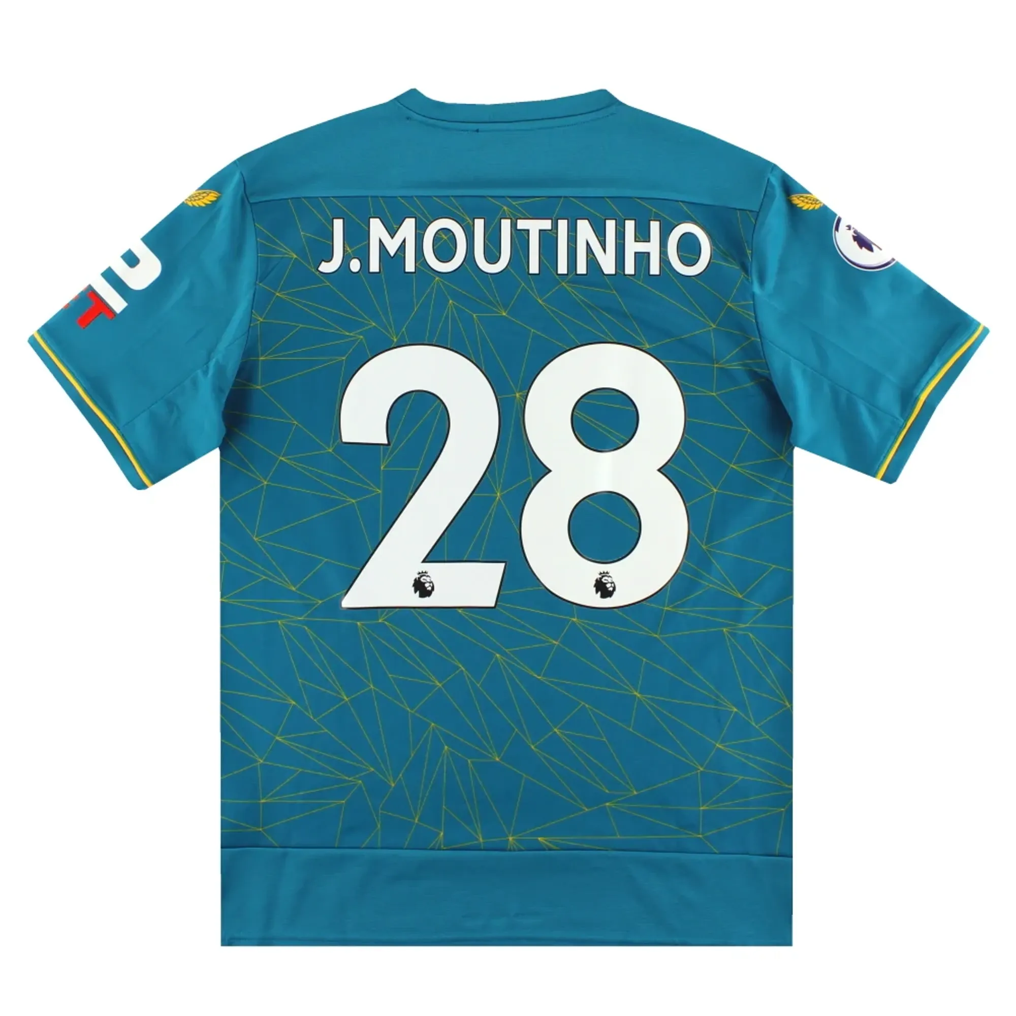 2022-23 Wolves Castore Away Shirt J.Moutinho #28 L - Wolves / Excellent 