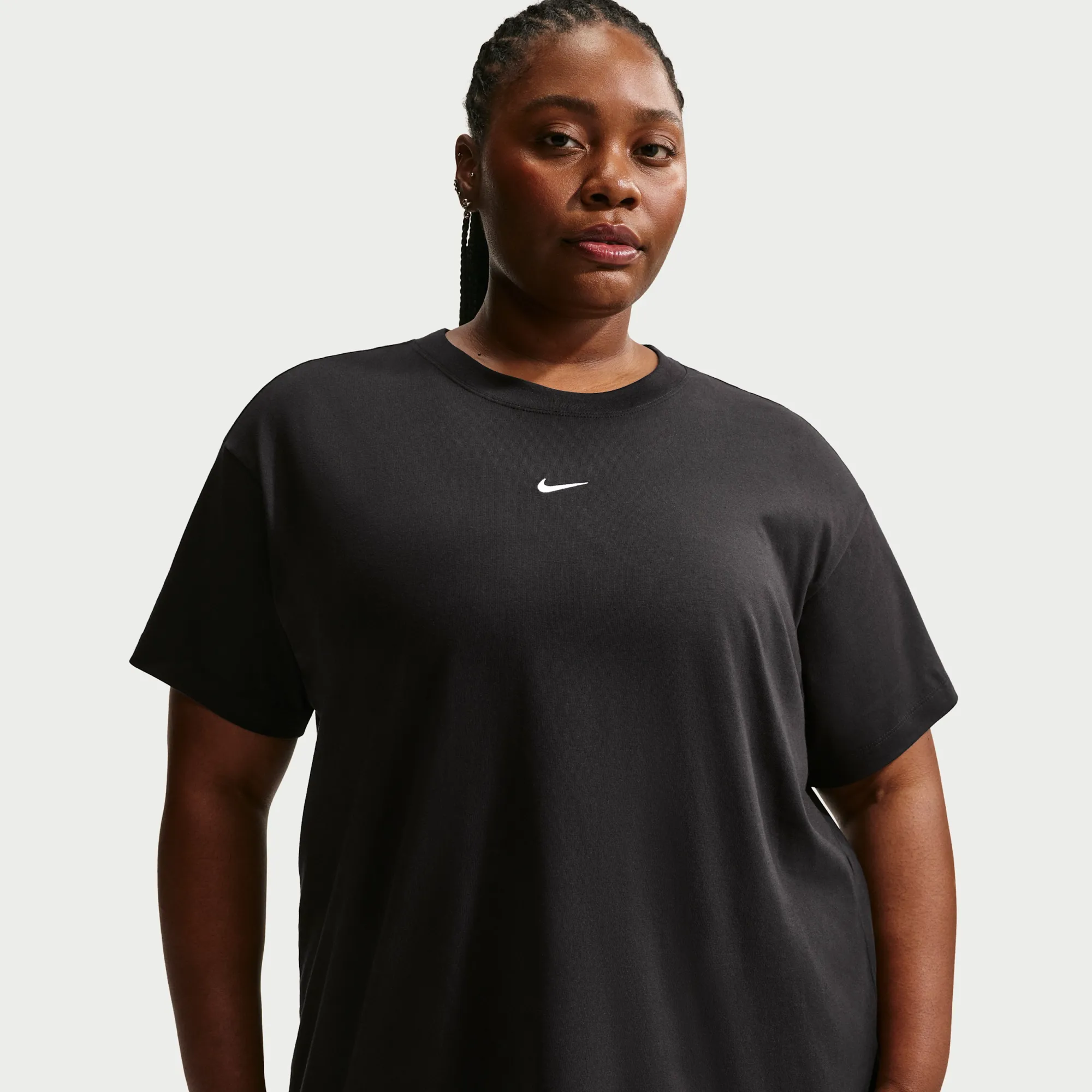 Nike Oversized Short-Sleeve T-Shirt - Black