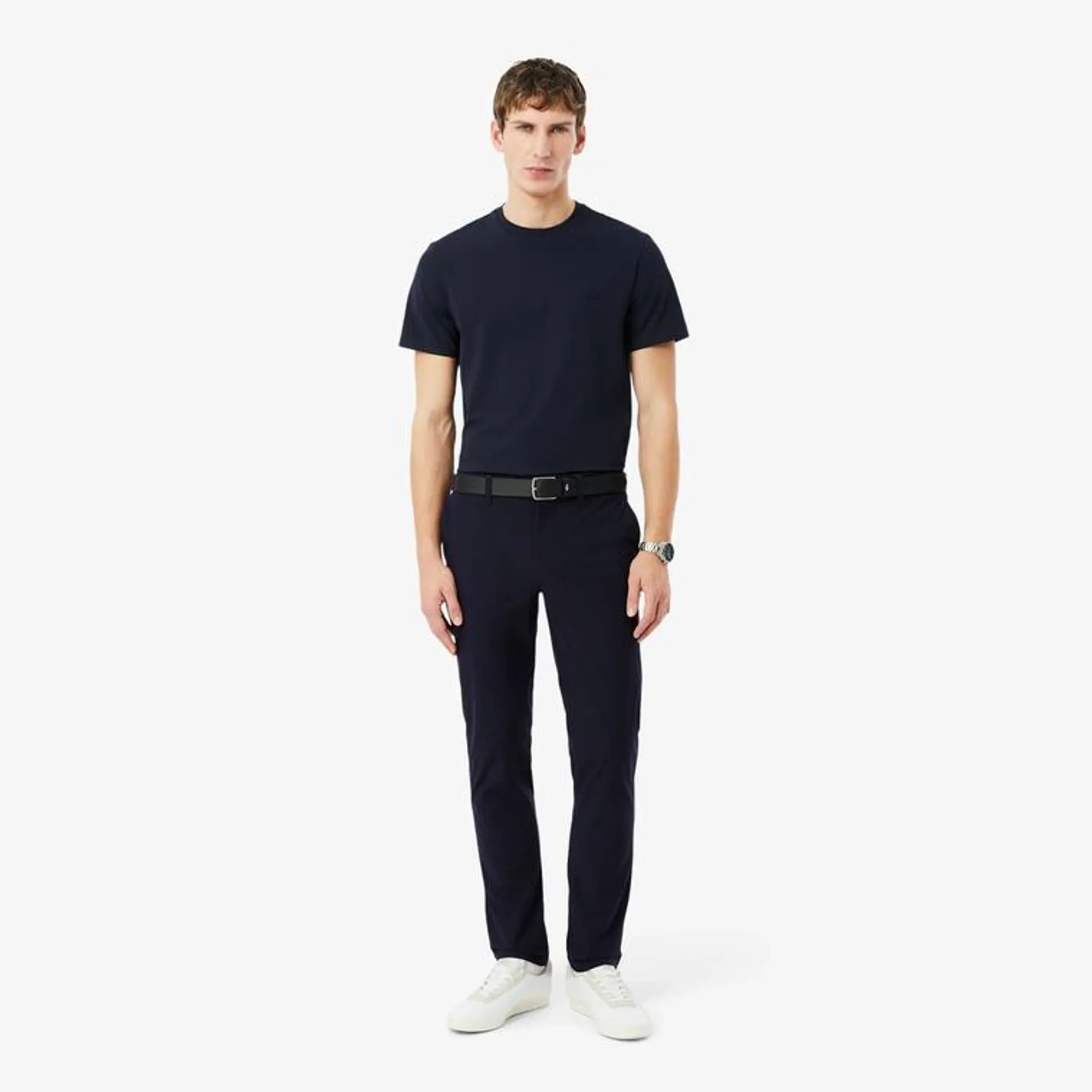 Lacoste Slim Fit Stretch Commuter Pants - Navy Blue