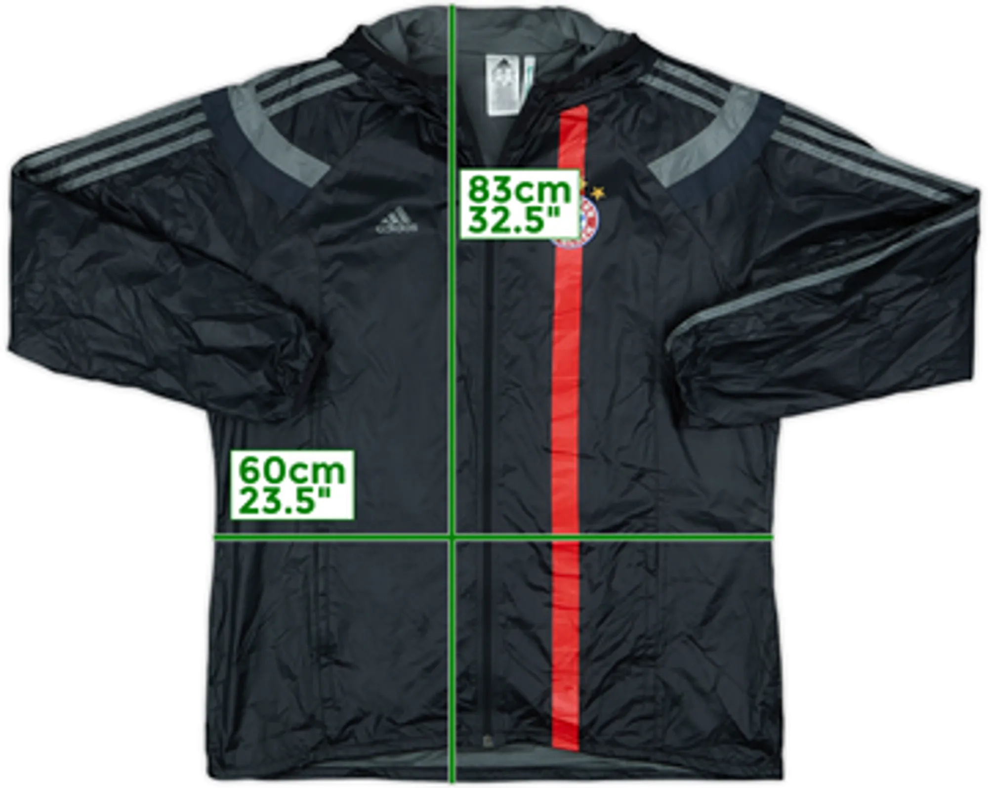 2014-15 Bayern Munich adidas Hooded Track Jacket - 8/10 - (S)