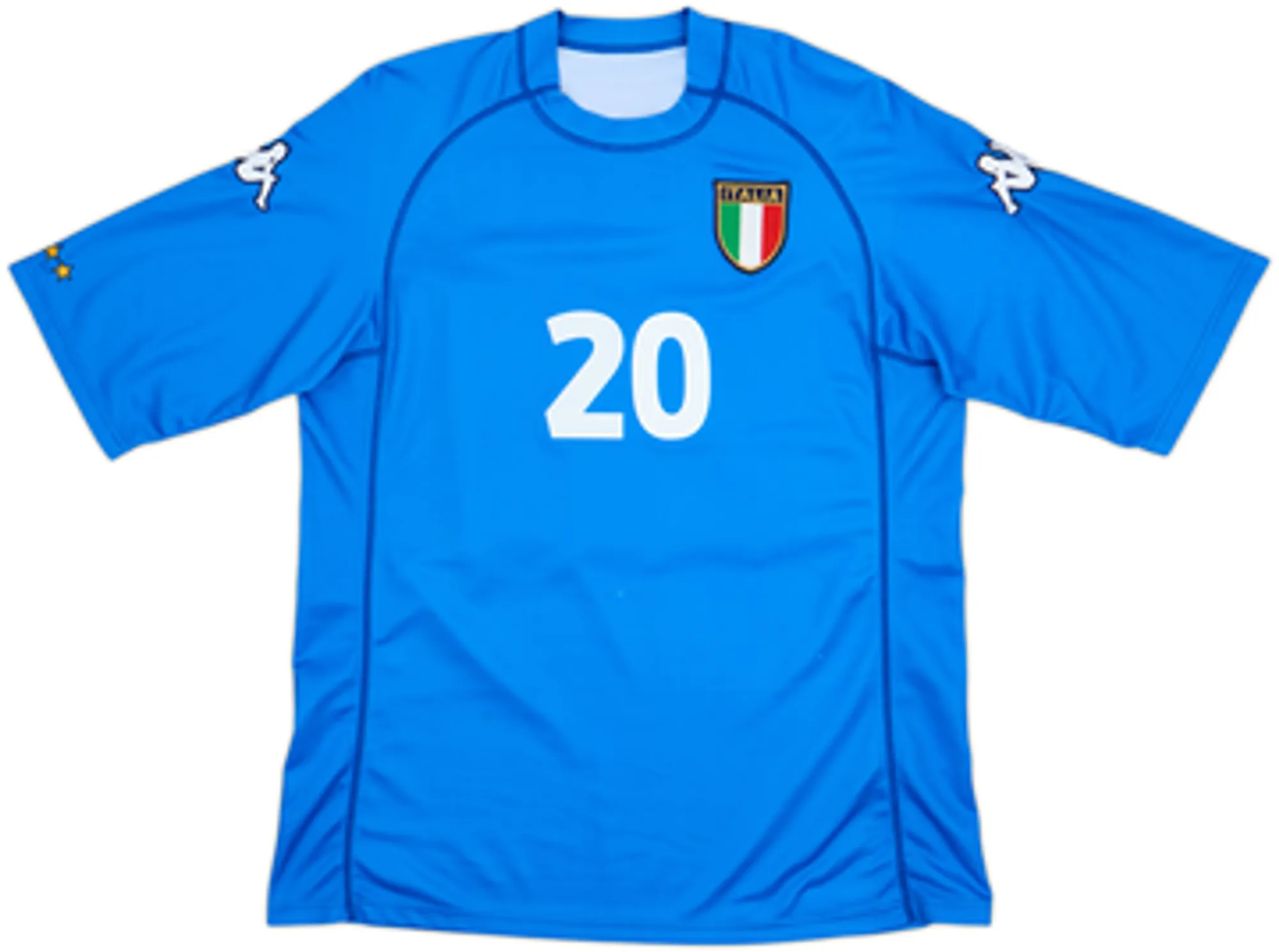 2000-01 Italy Basic Home Shirt Totti #20 - 6/10 - (L)