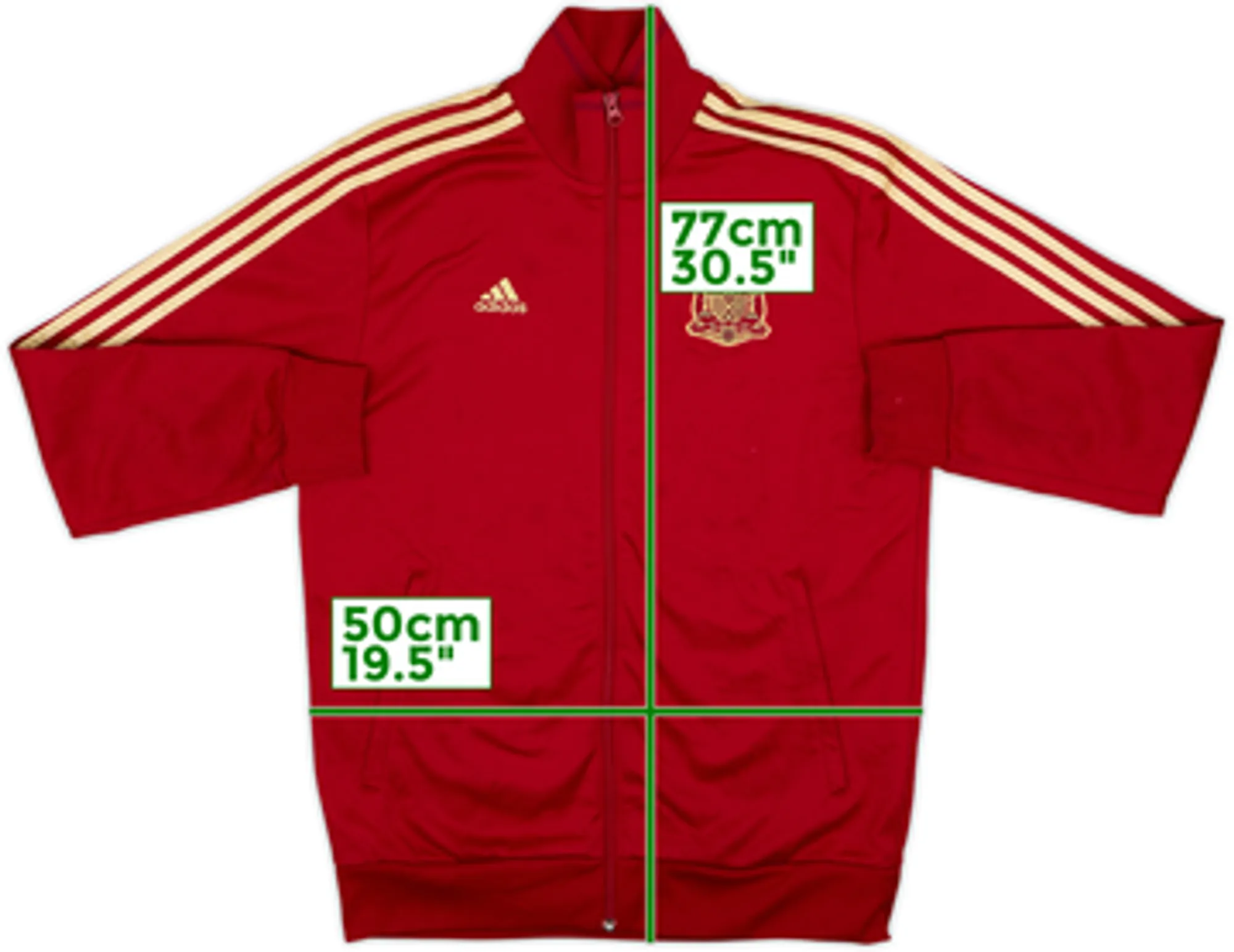 2013-14 Spain adidas Track Jacket - 8/10 - (M)
