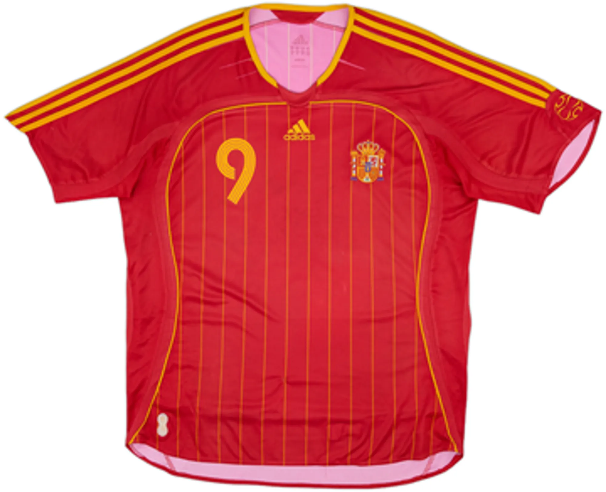 2006-08 Spain Home Shirt F.Torres #9 - 5/10 - (XL)