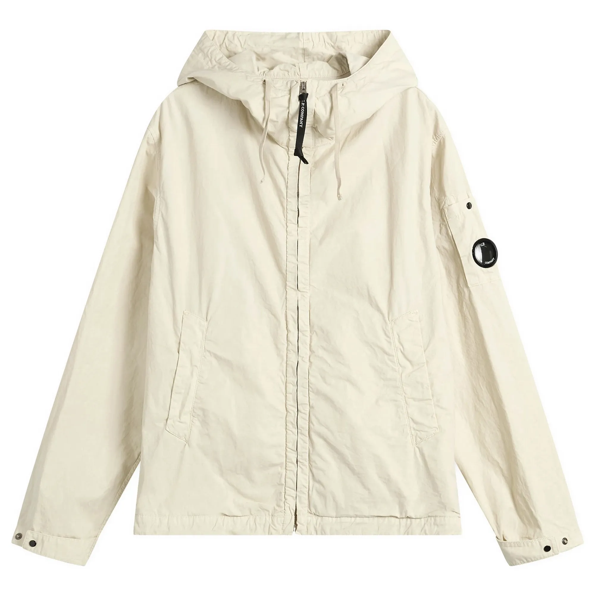 C.P. Company Men's Micro-Reps Hooded Lens Jacket Frozen Dew