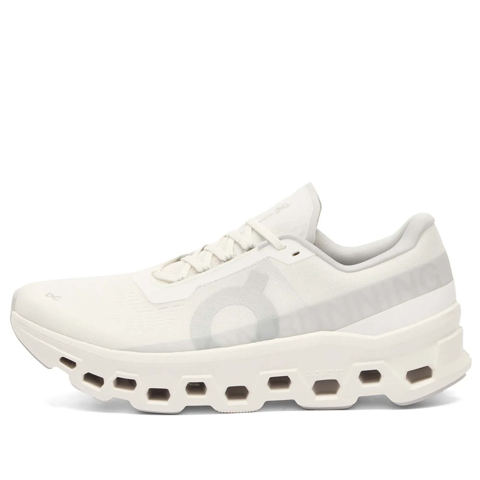 ON Men's CloudmON Men'sster 1 Sneaker White/White