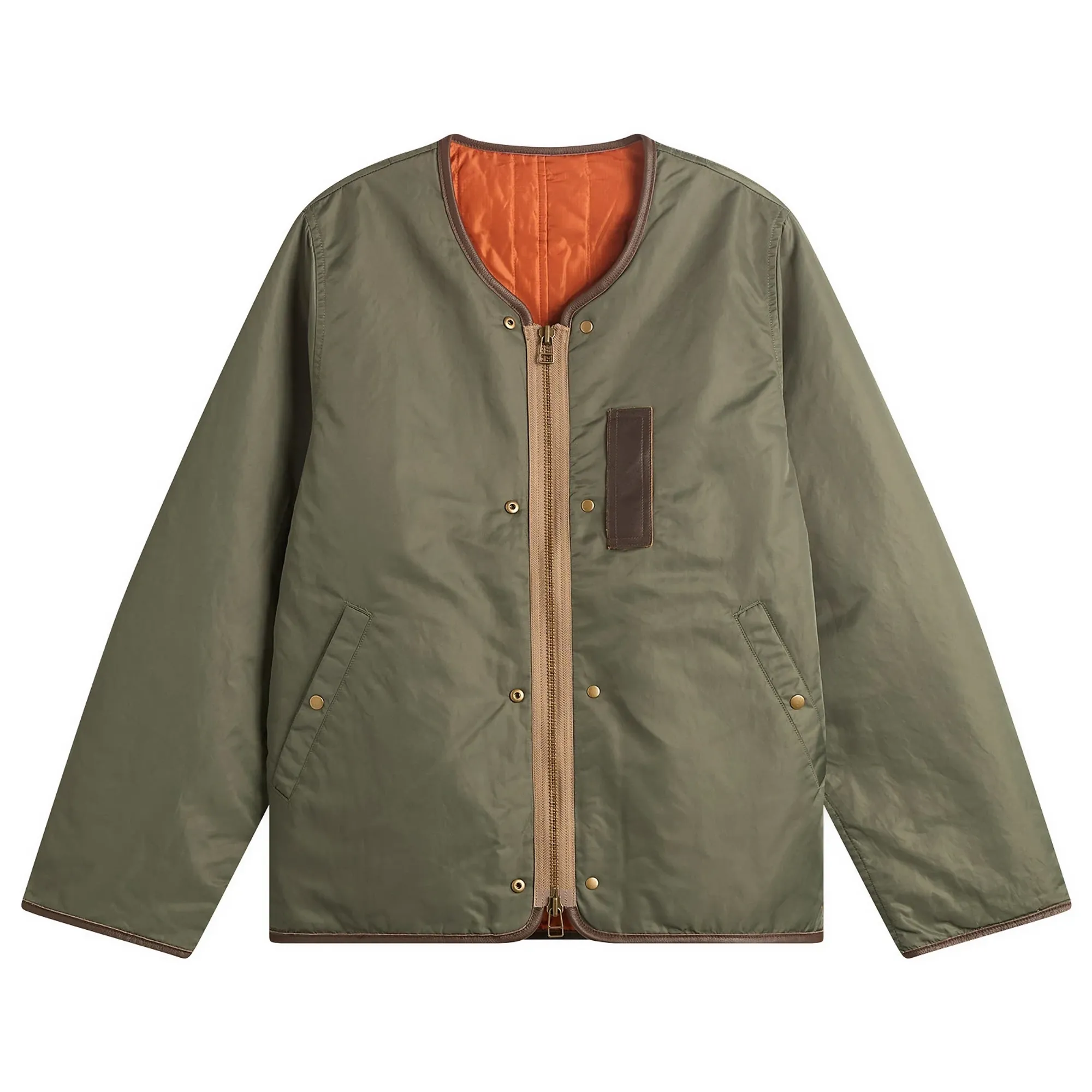 FrizmWORKS Men's Reversible MA-1 Jacket Olive