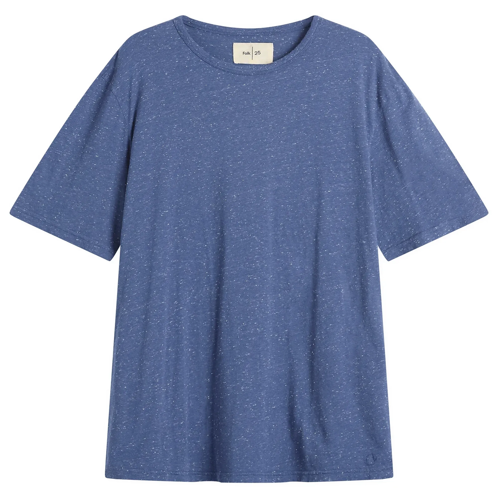 Folk Men's Relaxed Assembly T-Shirt Indigo Nep